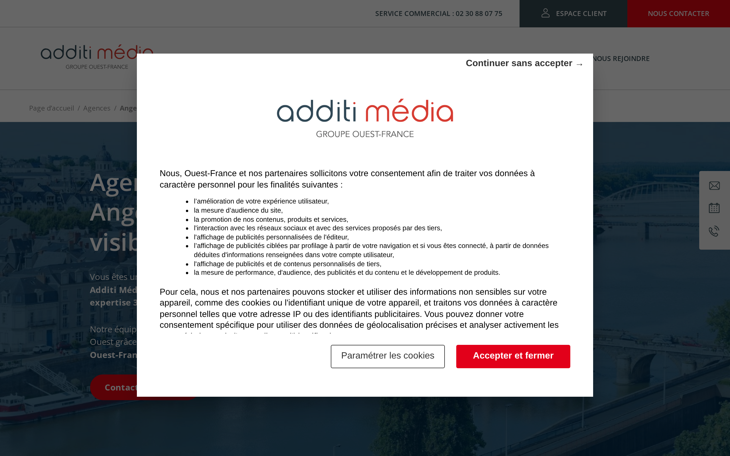 Aperçu du site Additi Média