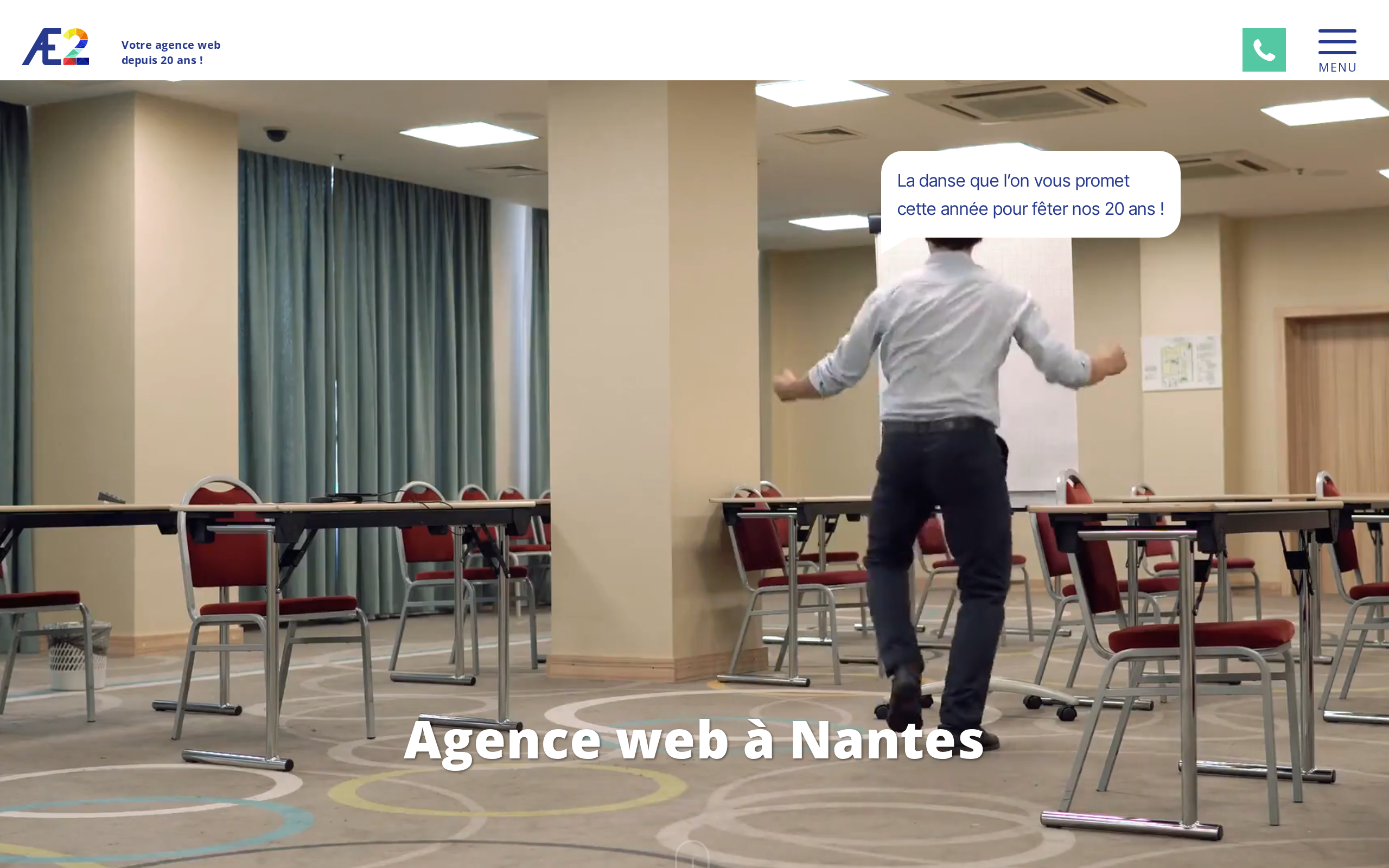 Aperçu du site Ae2Agence