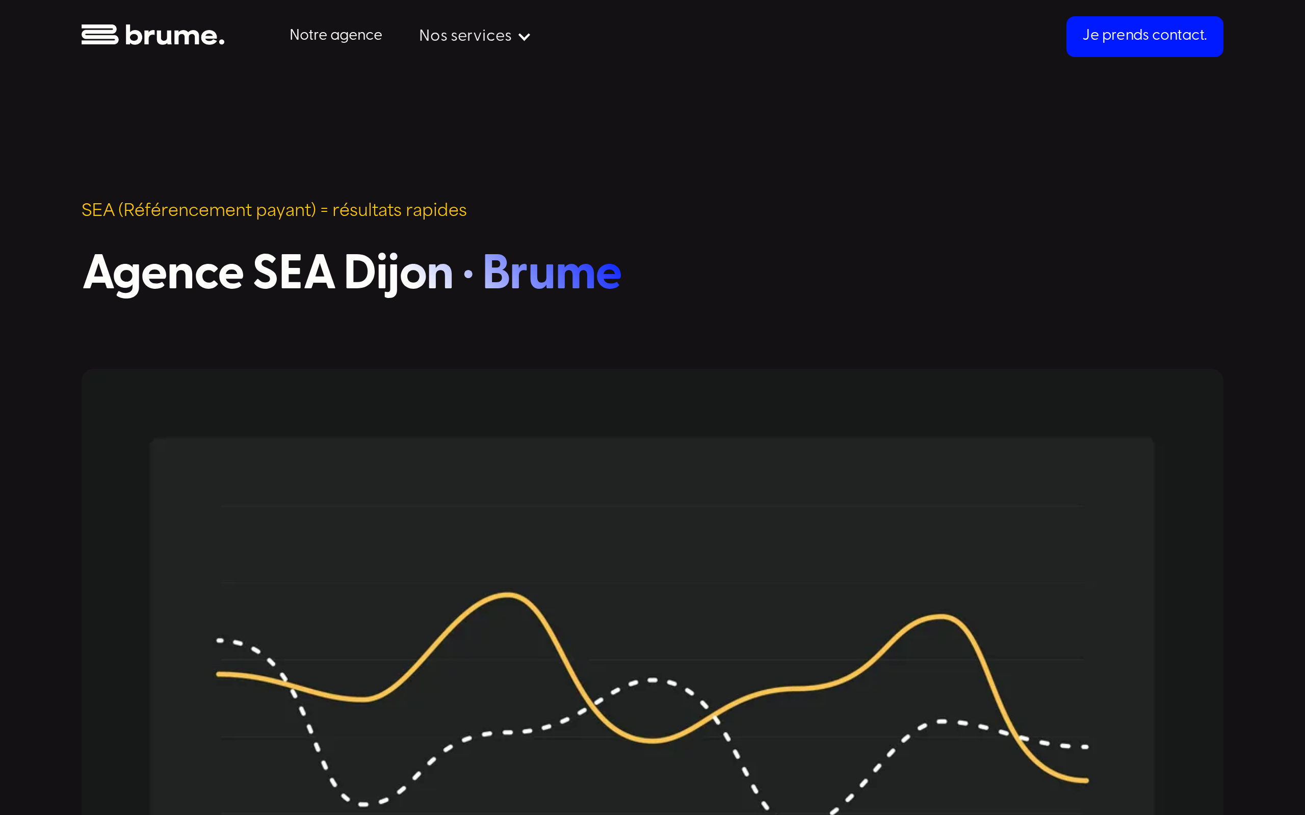 Aperçu du site Agence Brume