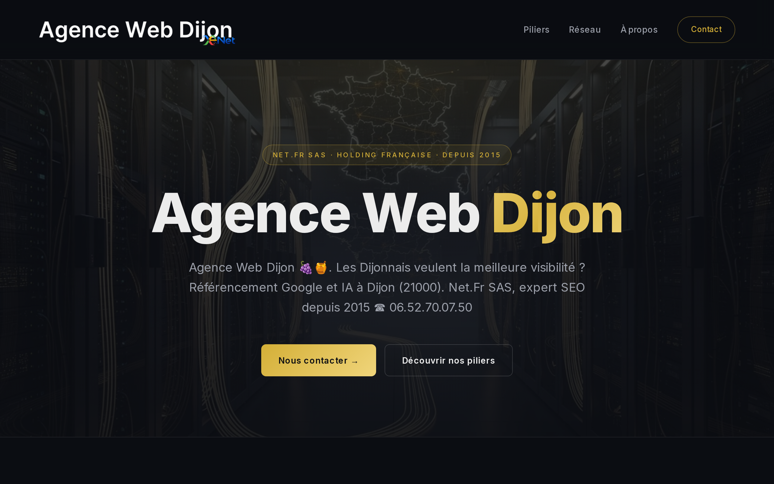 Aperçu du site Agence Web Dijon