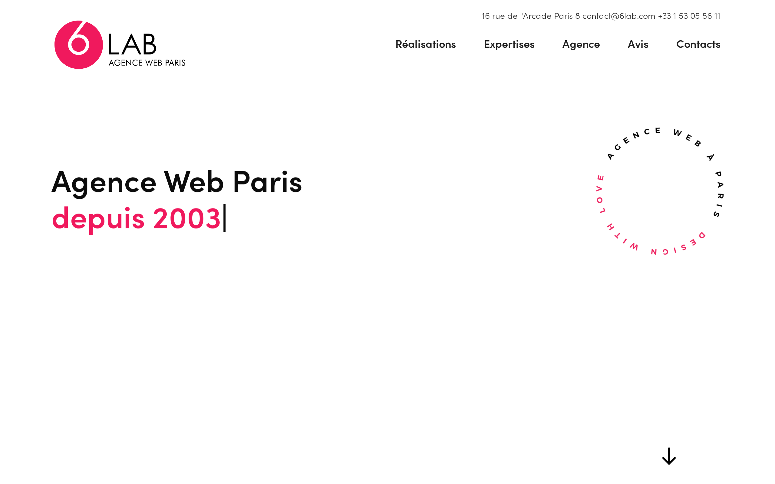 Aperçu du site 6LAB