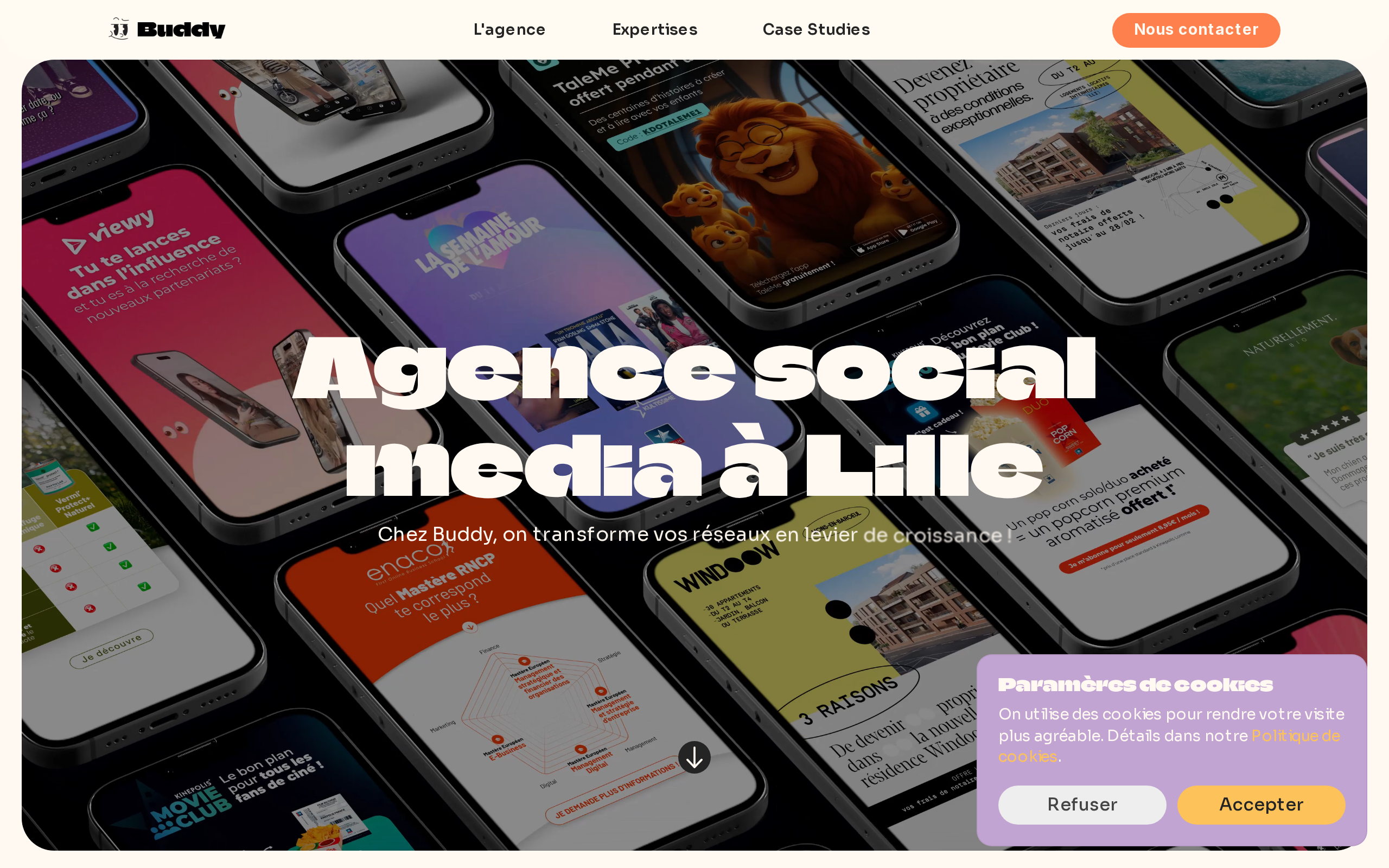Aperçu du site Buddy