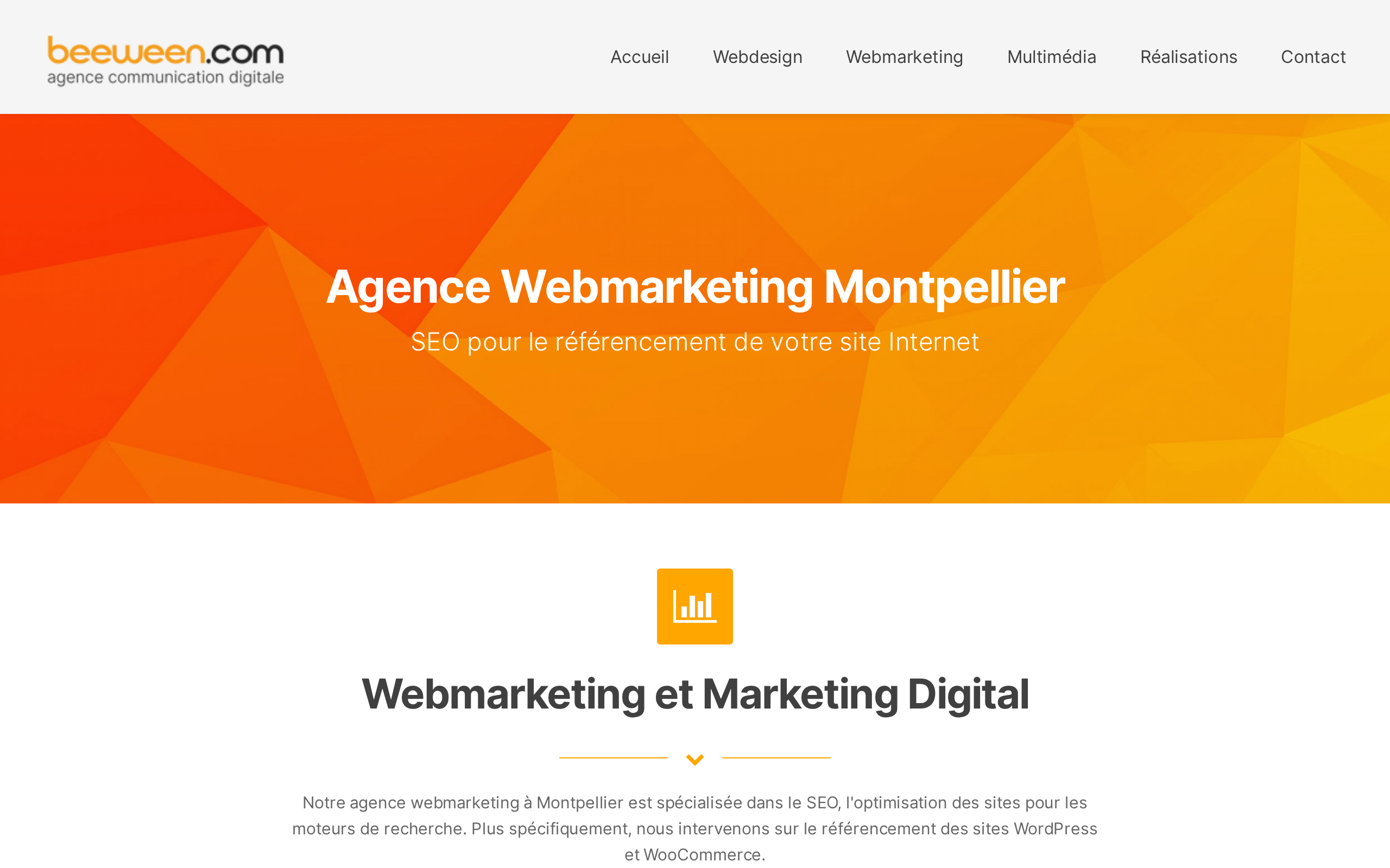 Aperçu du site Beeween.com