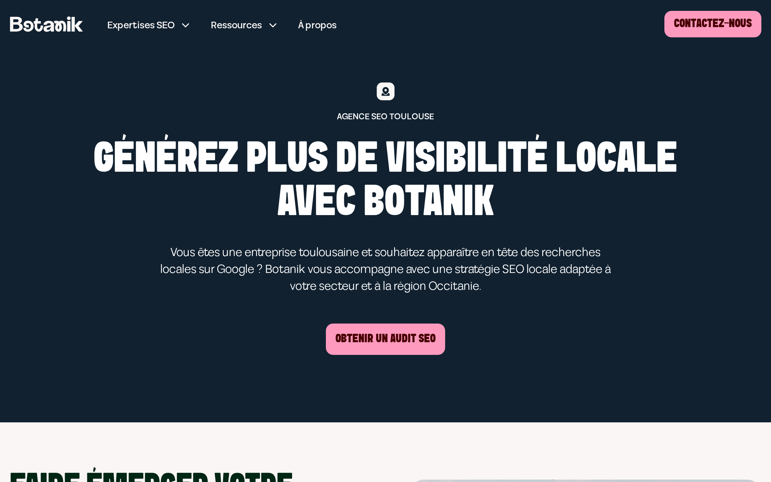 Aperçu du site Botanik