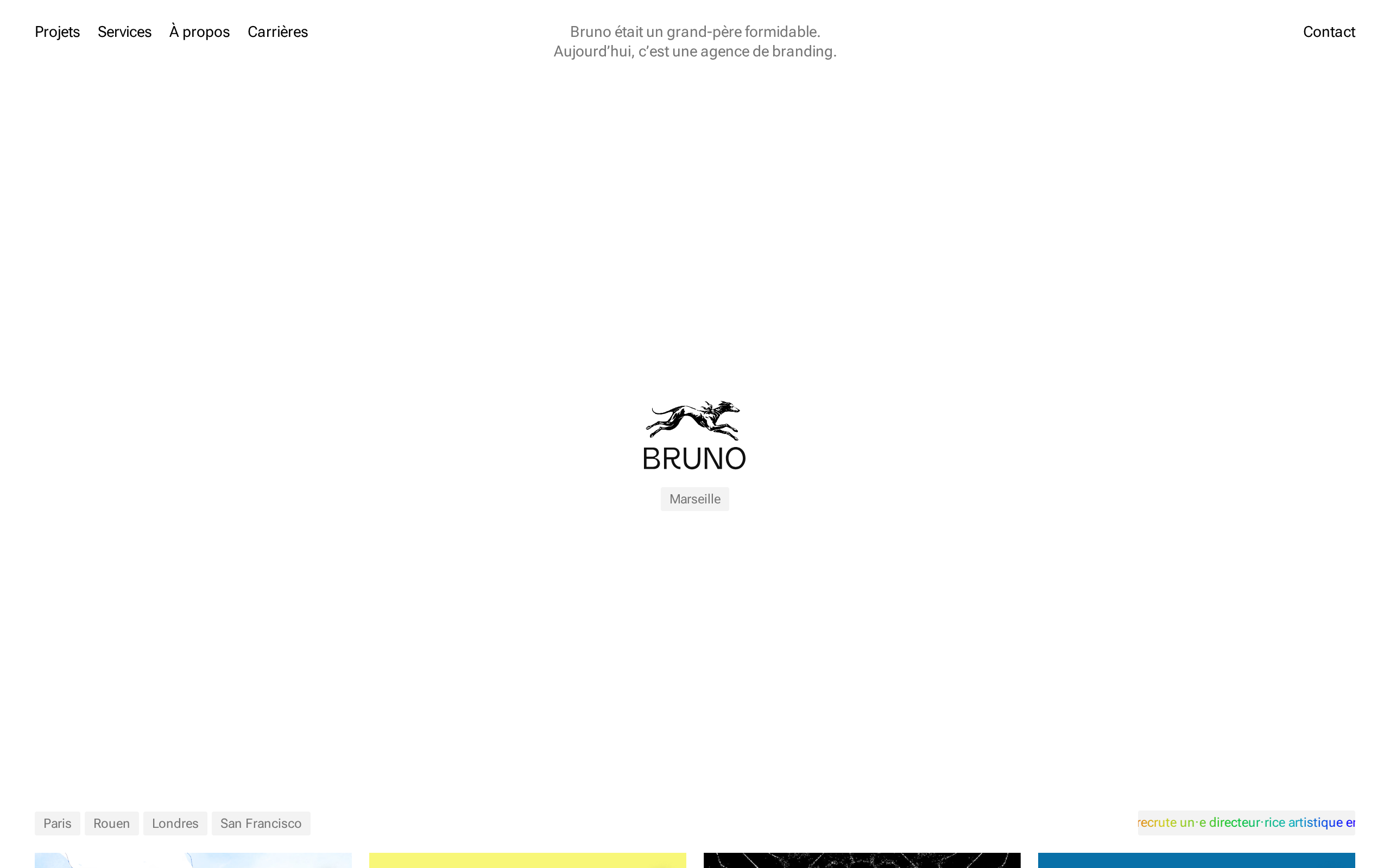 Aperçu du site Bruno