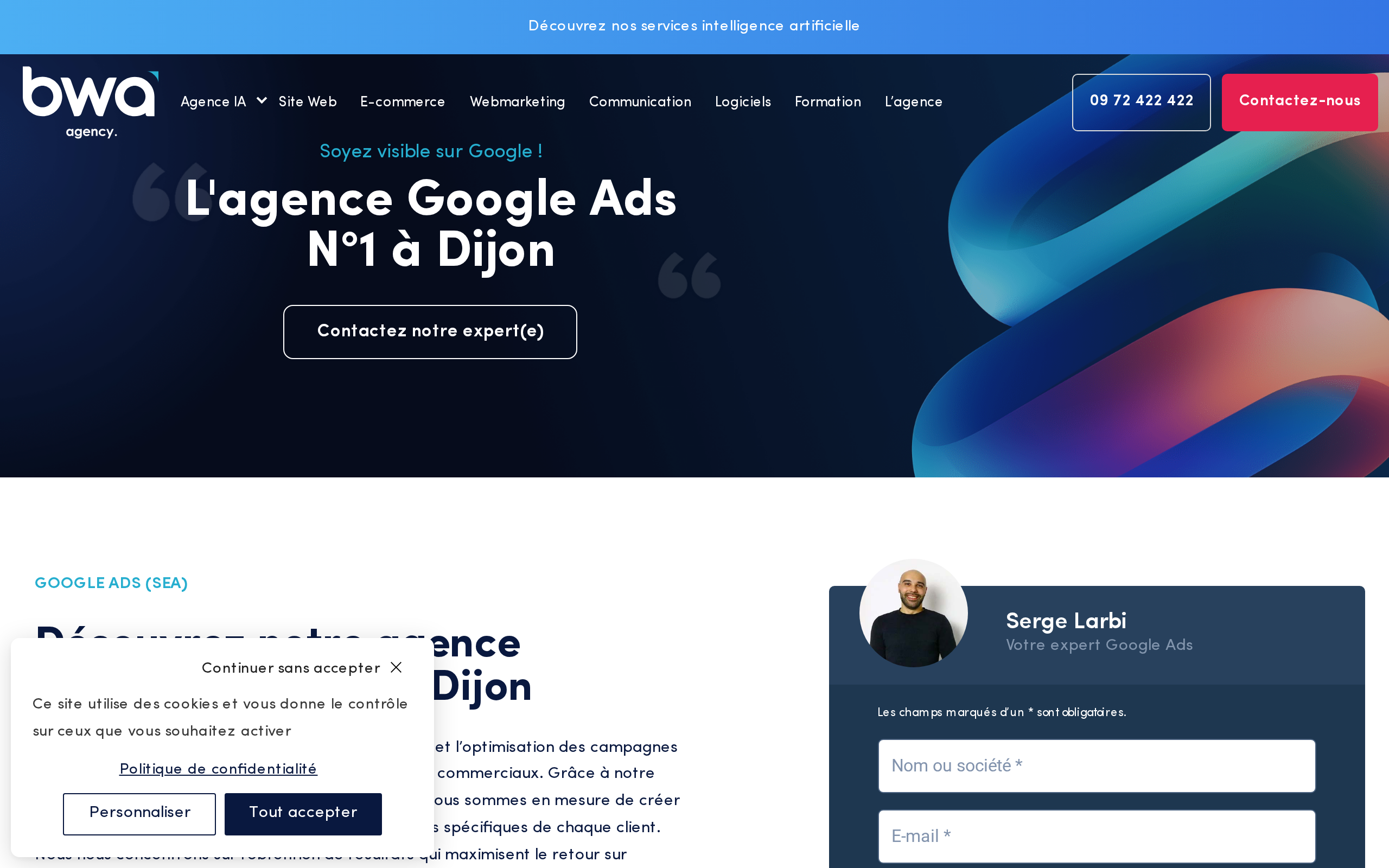 Aperçu du site Business Web Agence