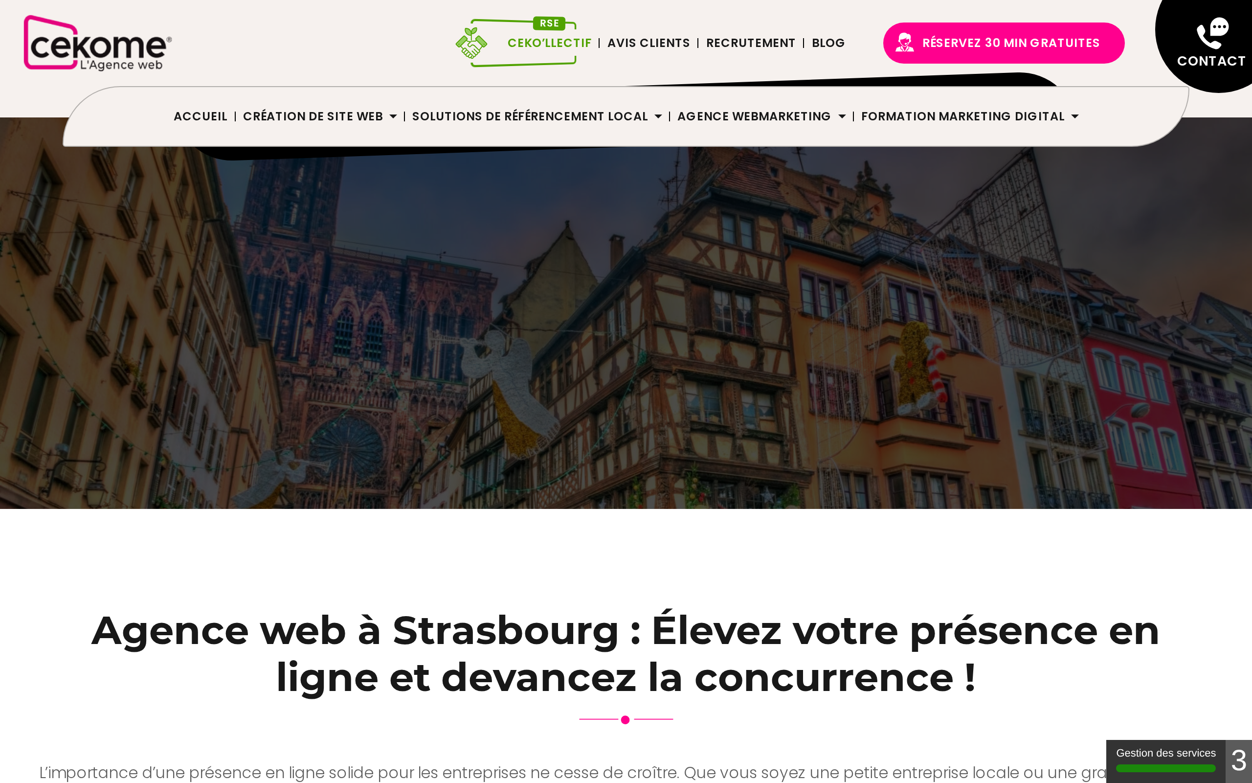 Aperçu du site Cekome