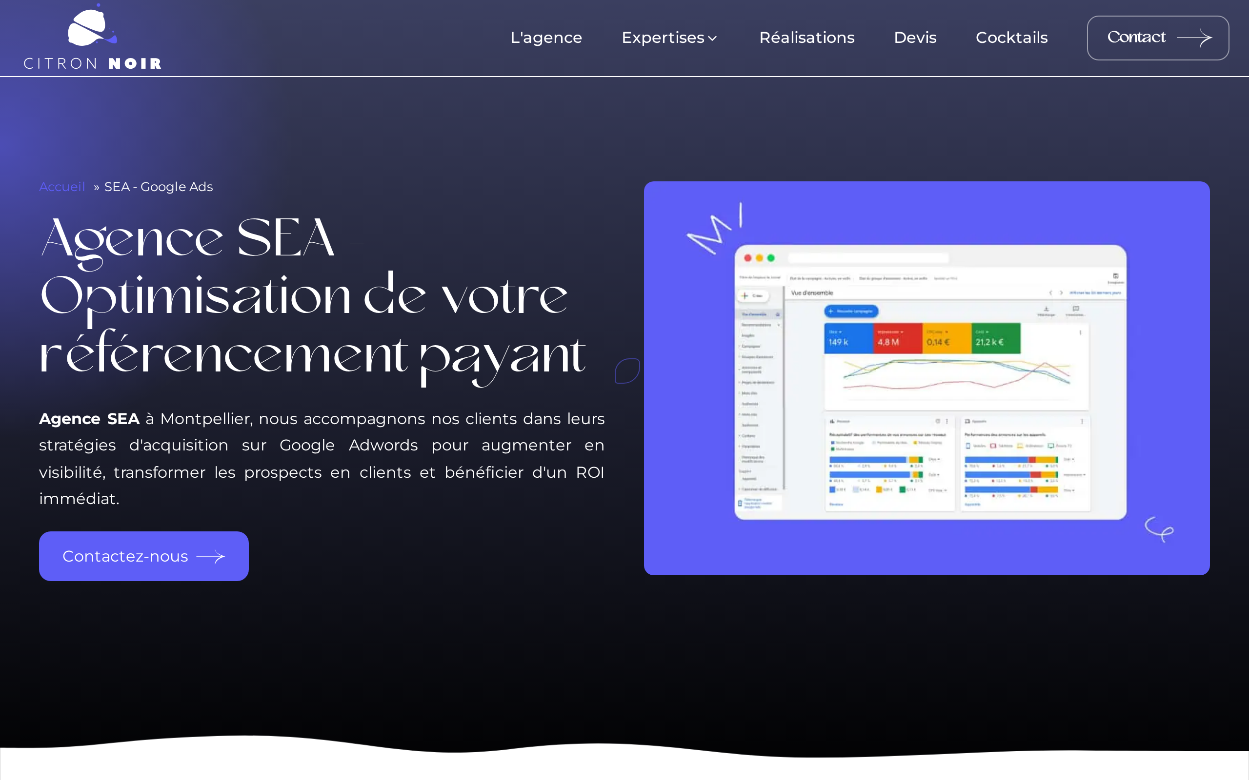 Aperçu du site CITRON NOIR