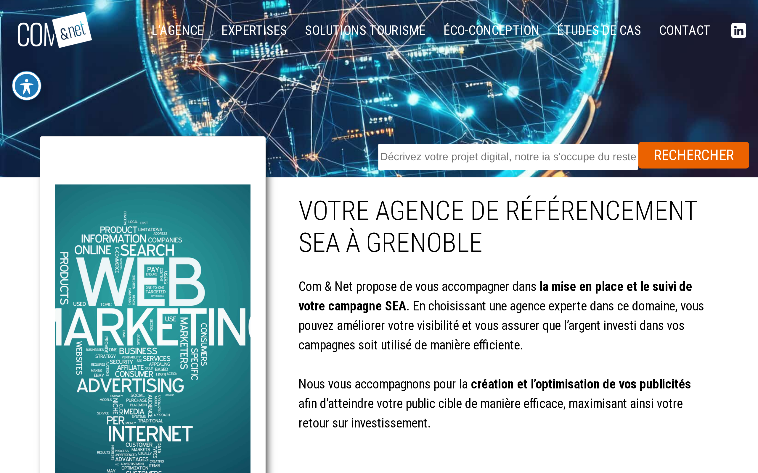 Aperçu du site Com & Net