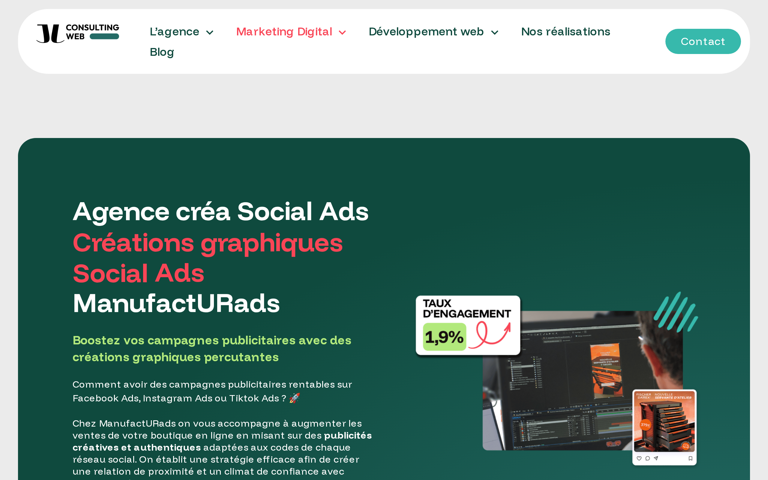 Aperçu du site JLCW