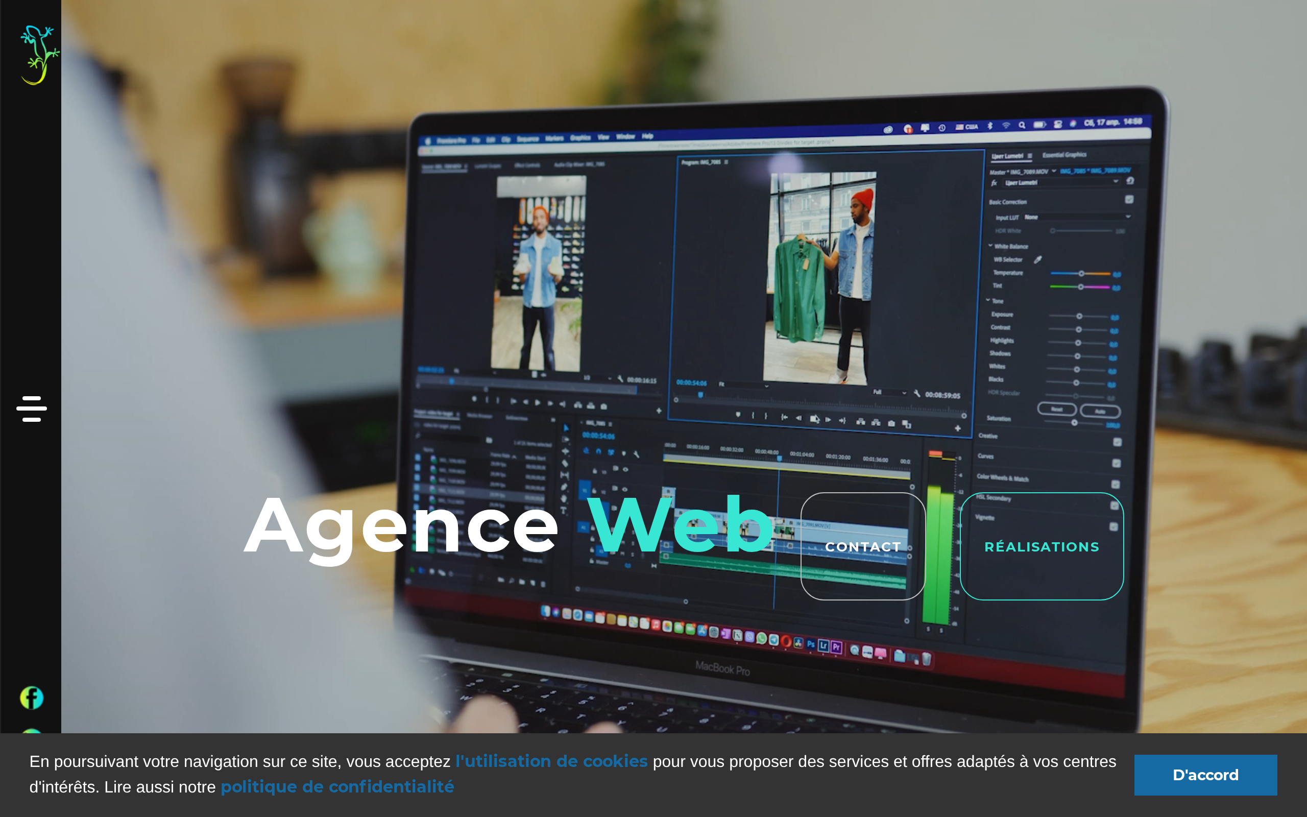 Aperçu du site Remix Web