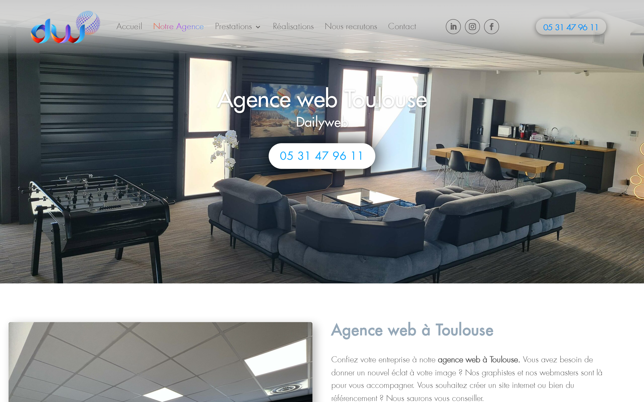 Aperçu du site Dailyweb