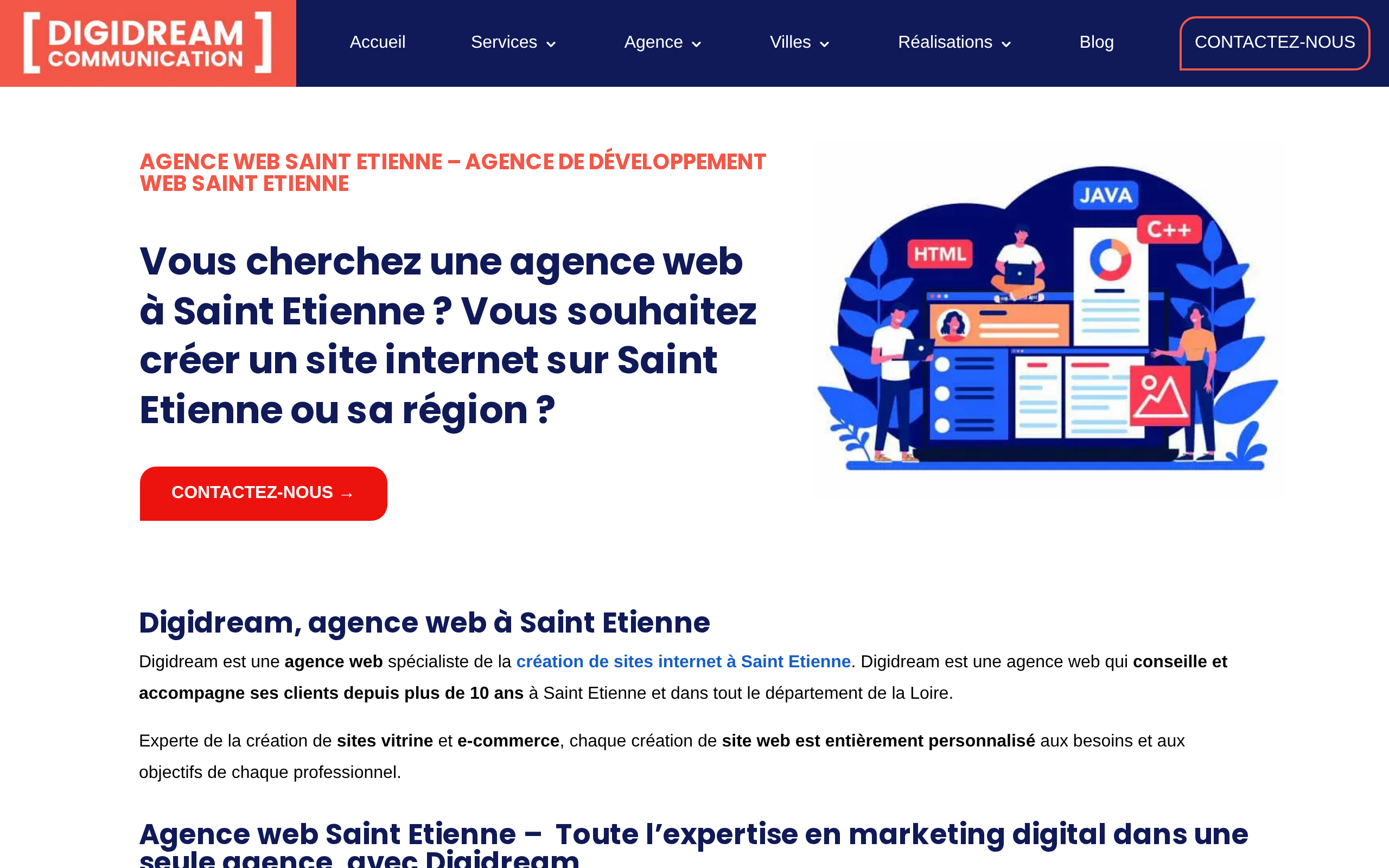 Aperçu du site Digidream