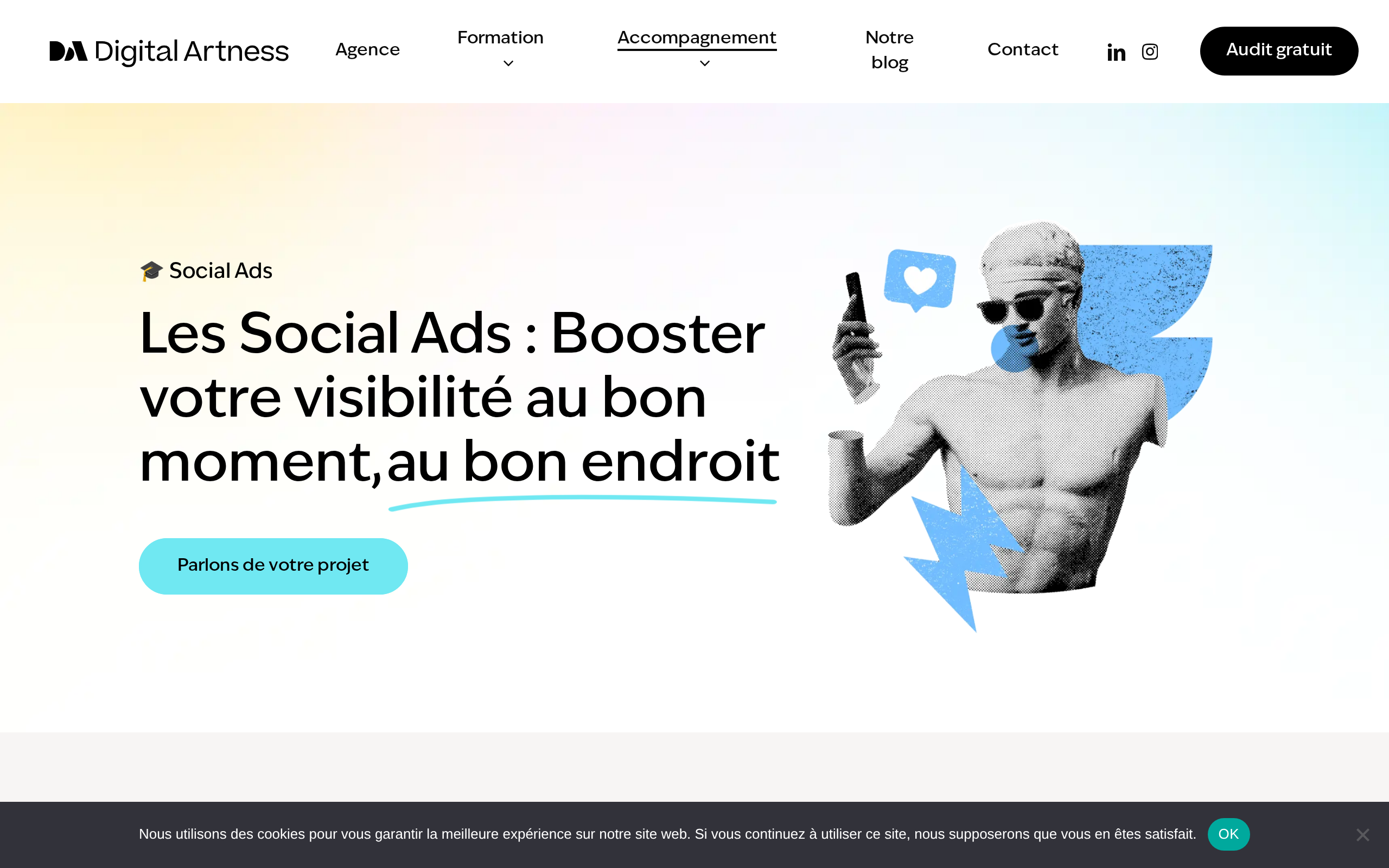 Aperçu du site Digital Artness