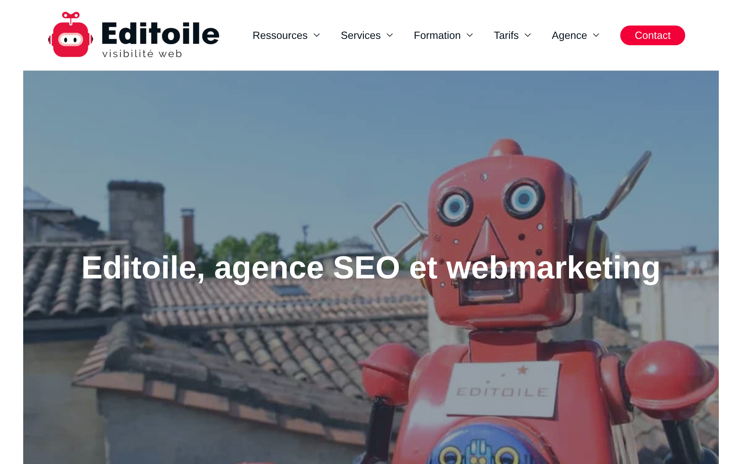 Aperçu du site Editoile