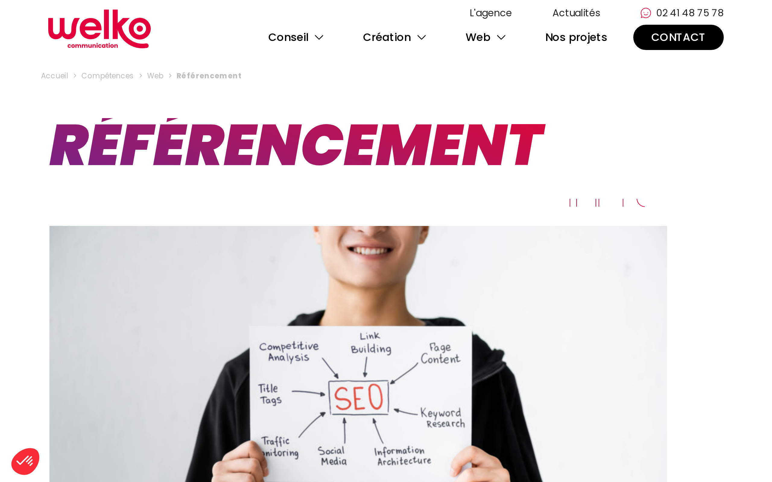 Aperçu du site Welko