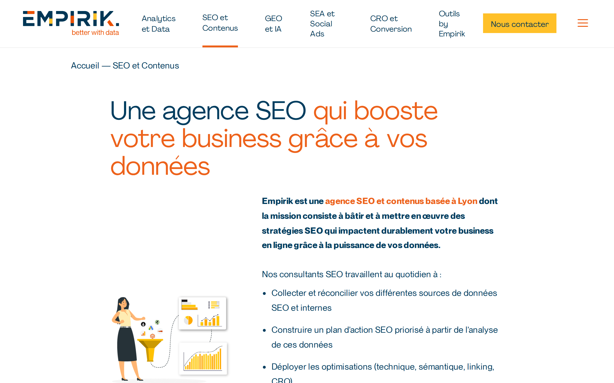 Aperçu du site Empirik