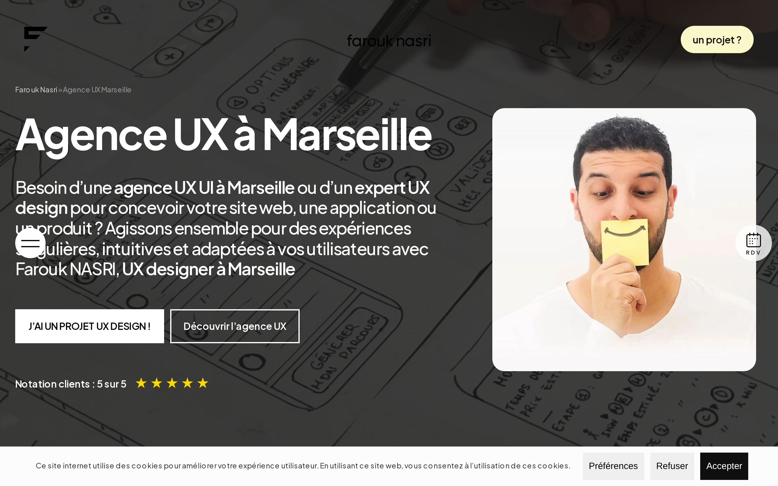 Aperçu du site Farouk Nasri