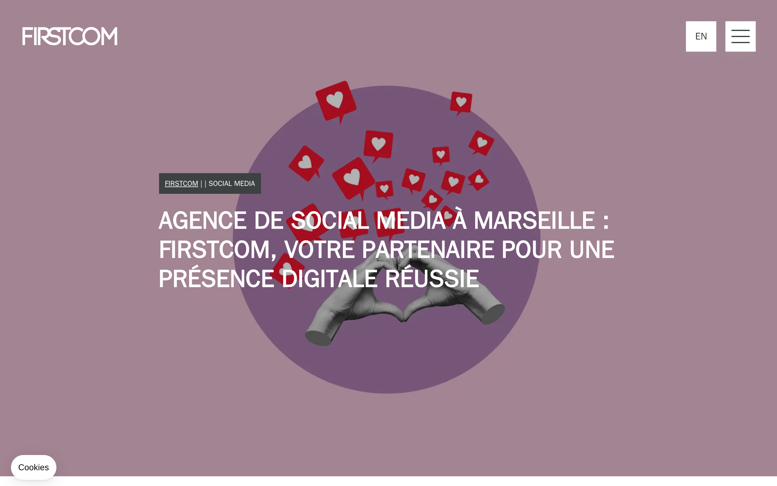 Aperçu du site Firstcom