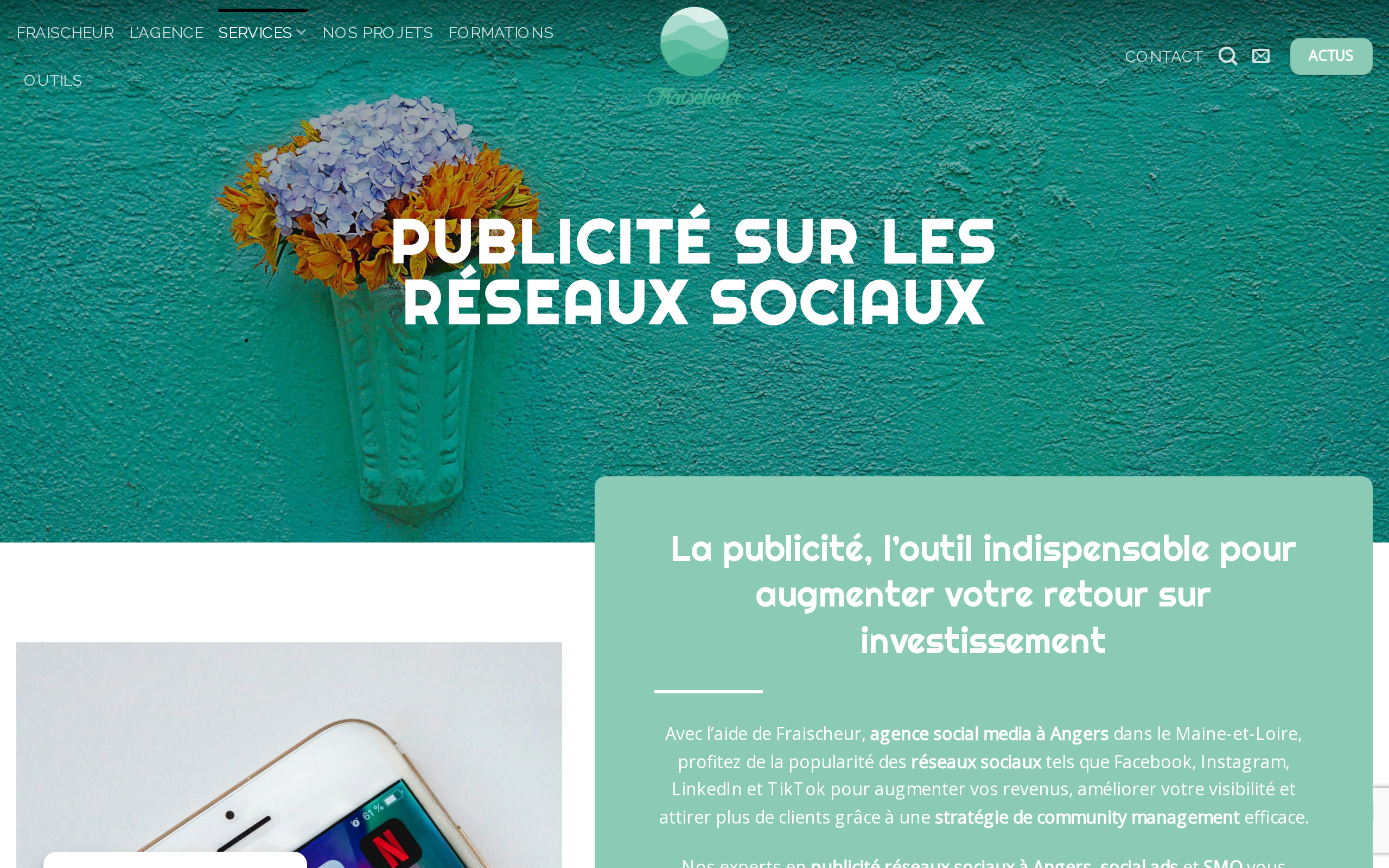 Aperçu du site Fraischeur