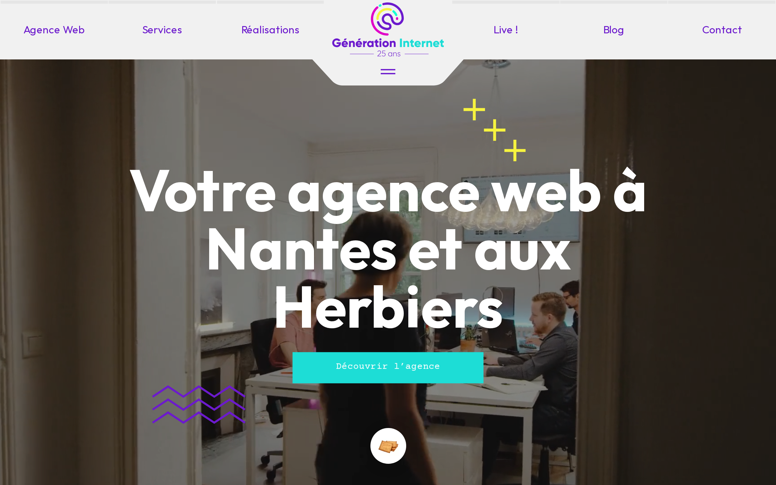 Aperçu du site Generation Net