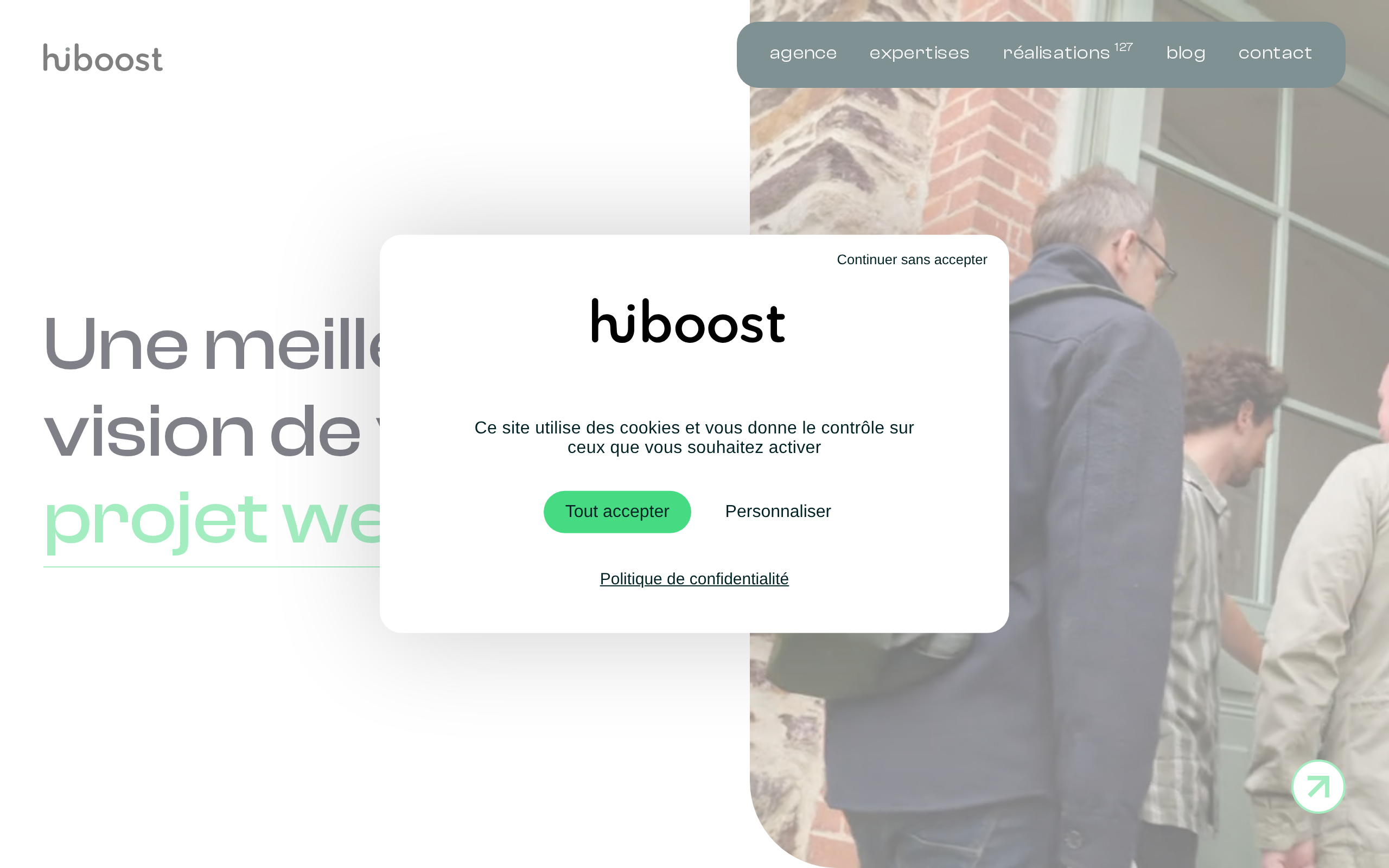 Aperçu du site HIBOOST