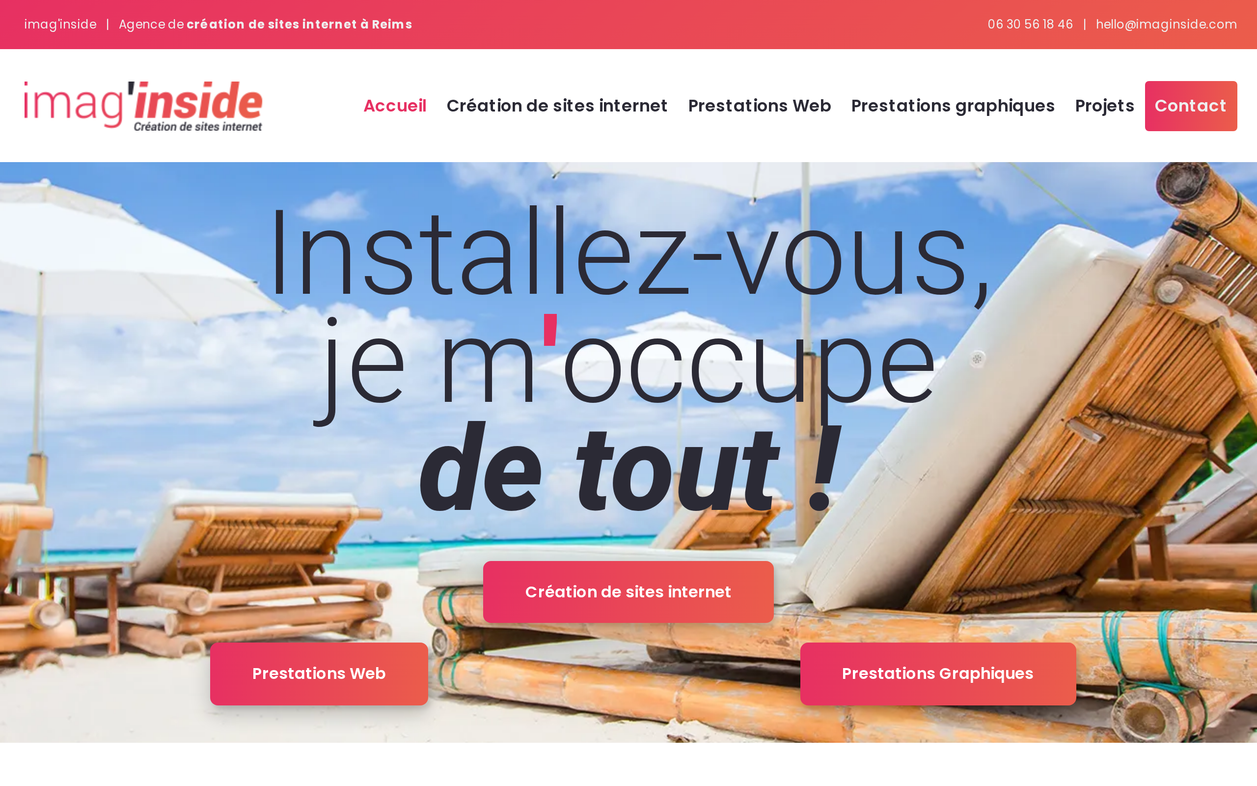 Aperçu du site imag'inside