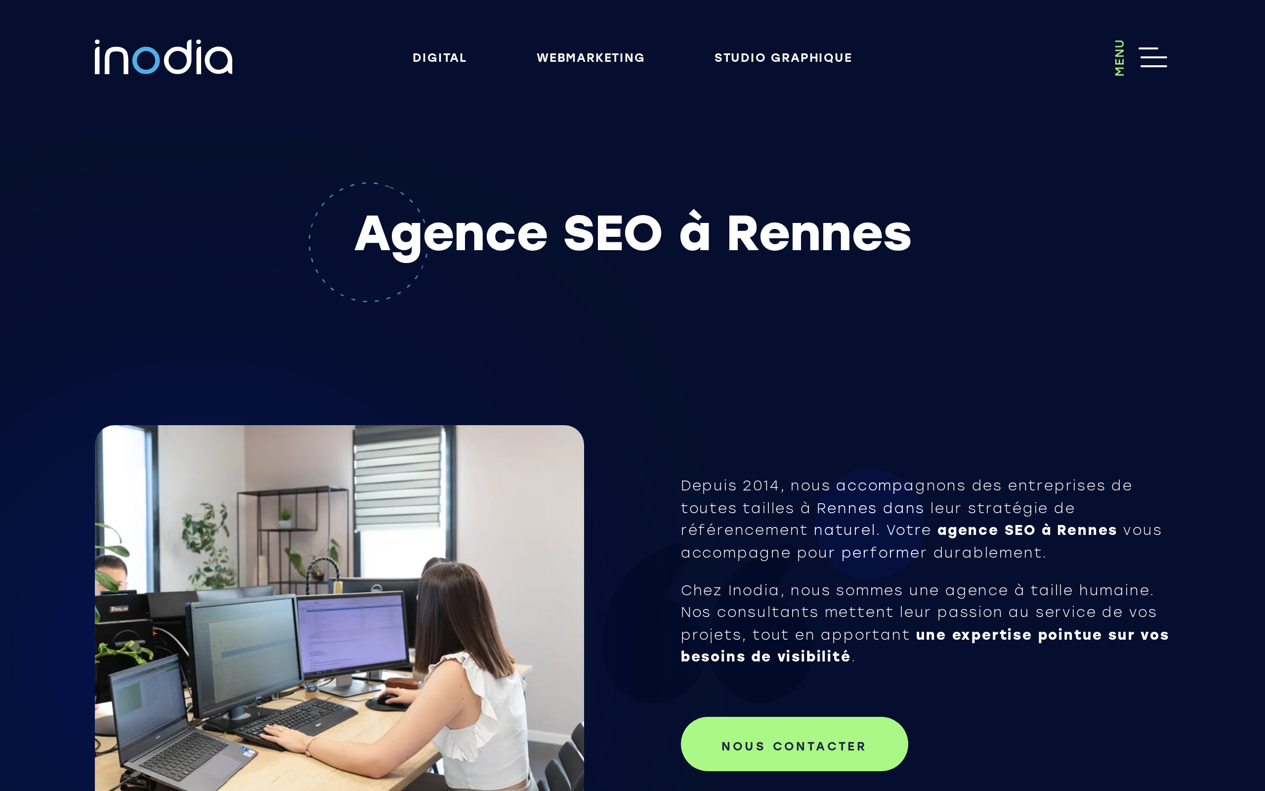 Aperçu du site Inodia