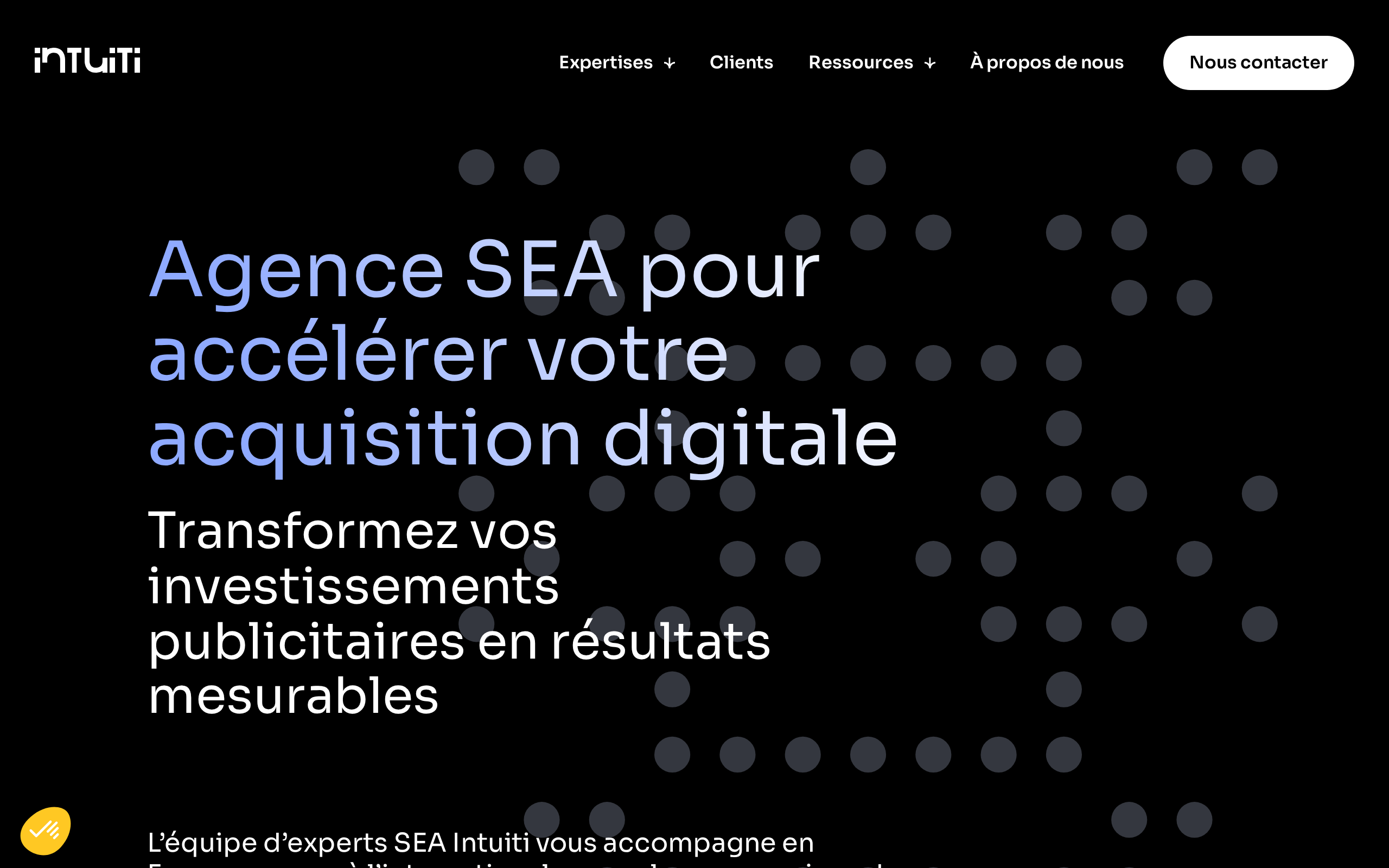 Aperçu du site Intuiti