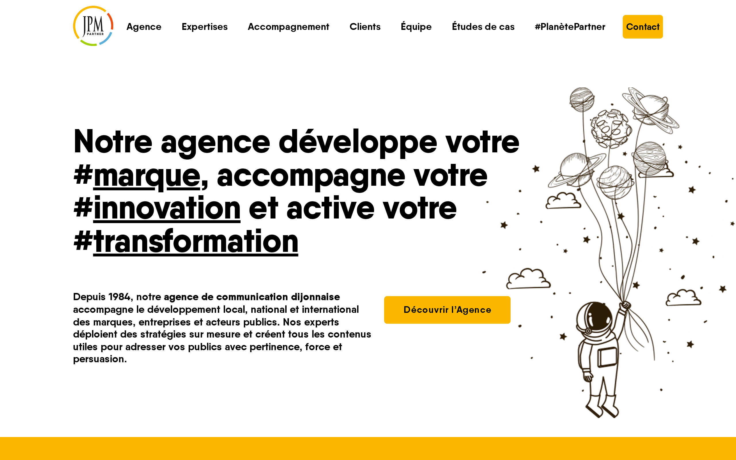 Aperçu du site JPM Partner