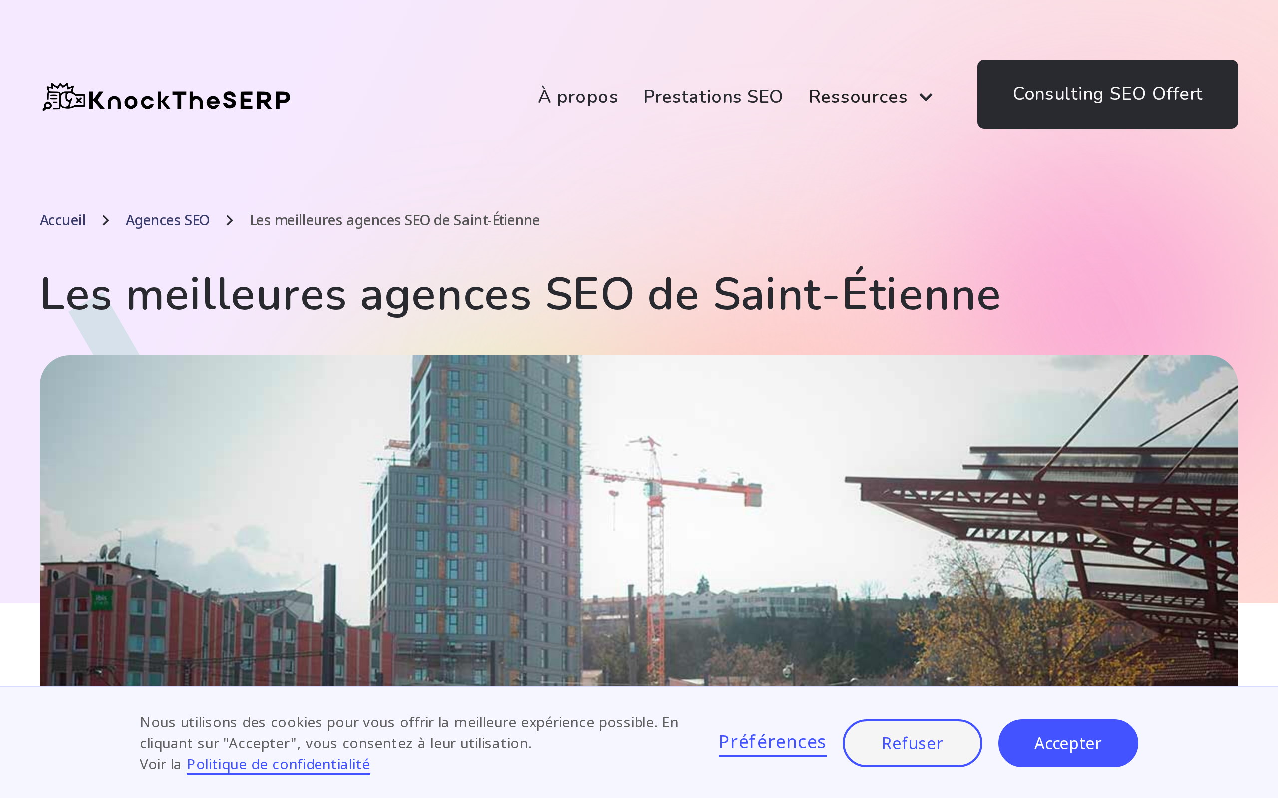 Aperçu du site KnockTheSERP