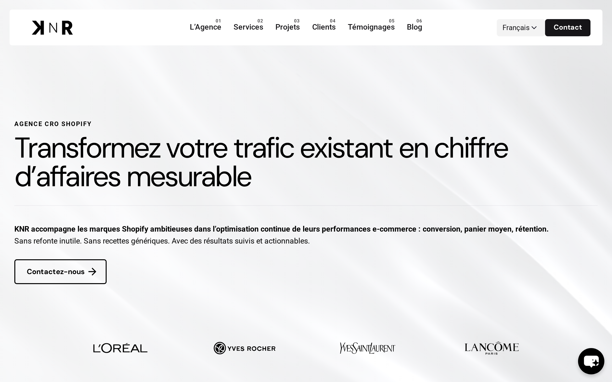 Aperçu du site KNR