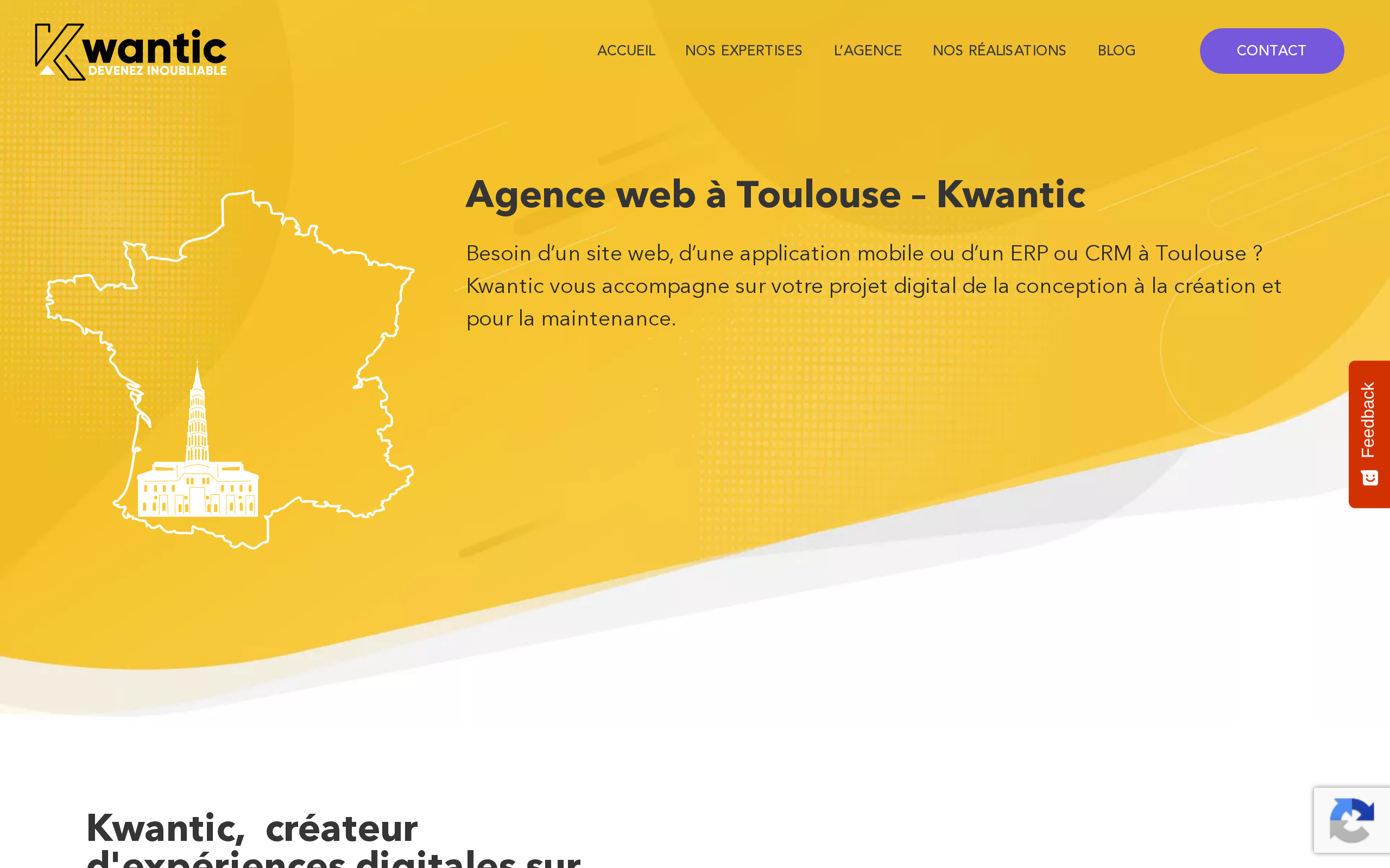 Aperçu du site Kwantic