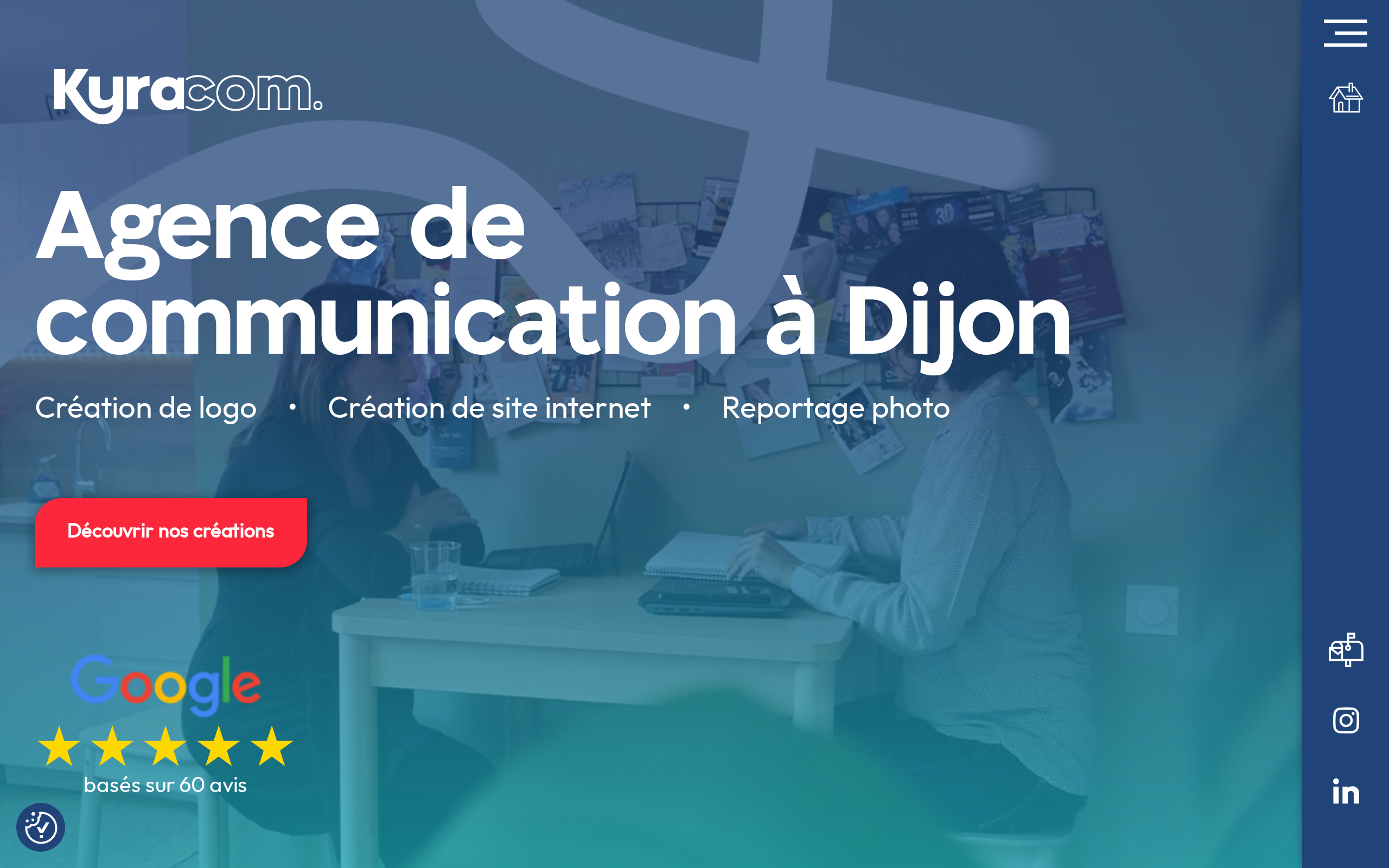 Aperçu du site Kyracom