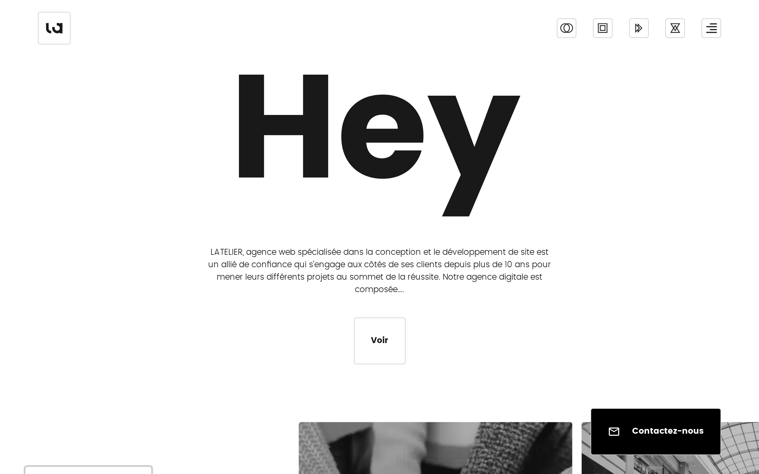 Aperçu du site LATELIER