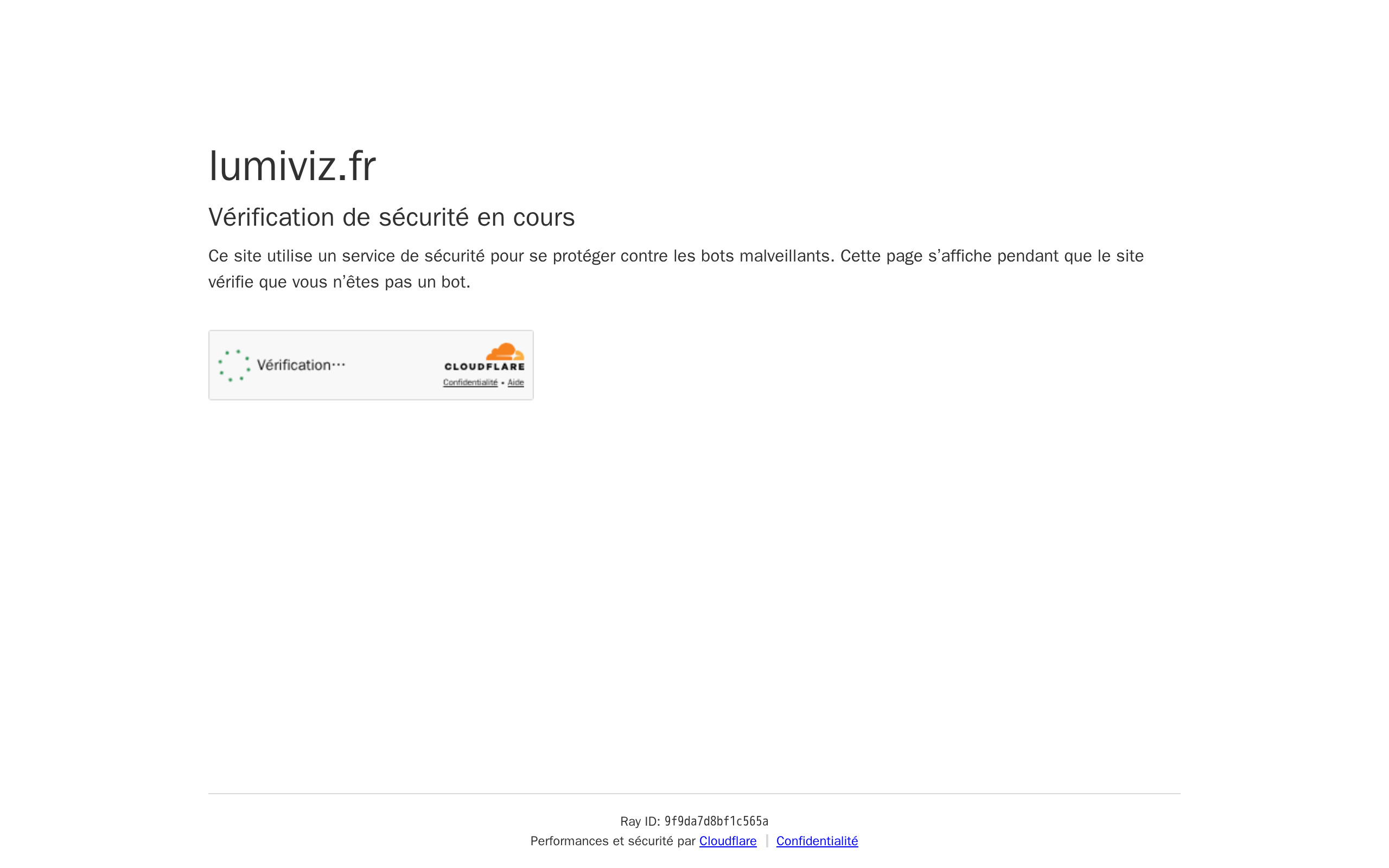 Aperçu du site Lumiviz