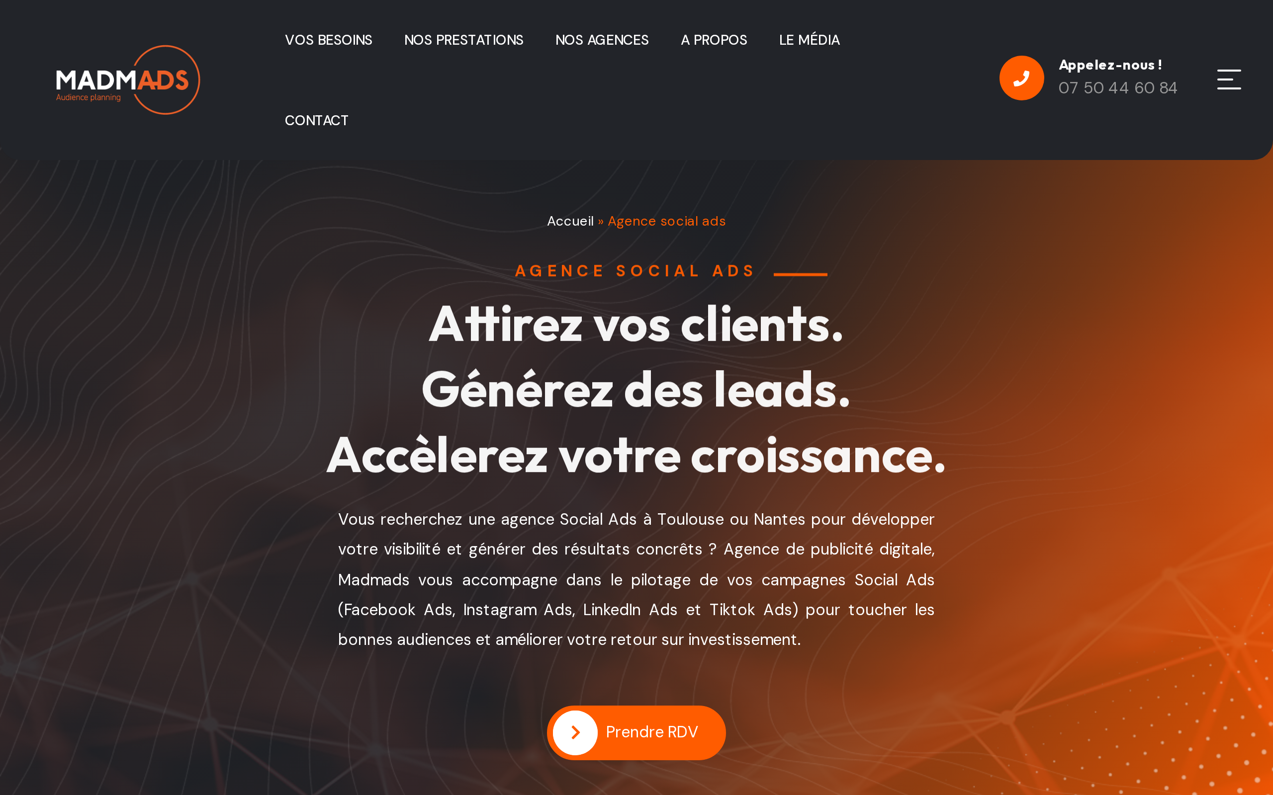Aperçu du site Madmads
