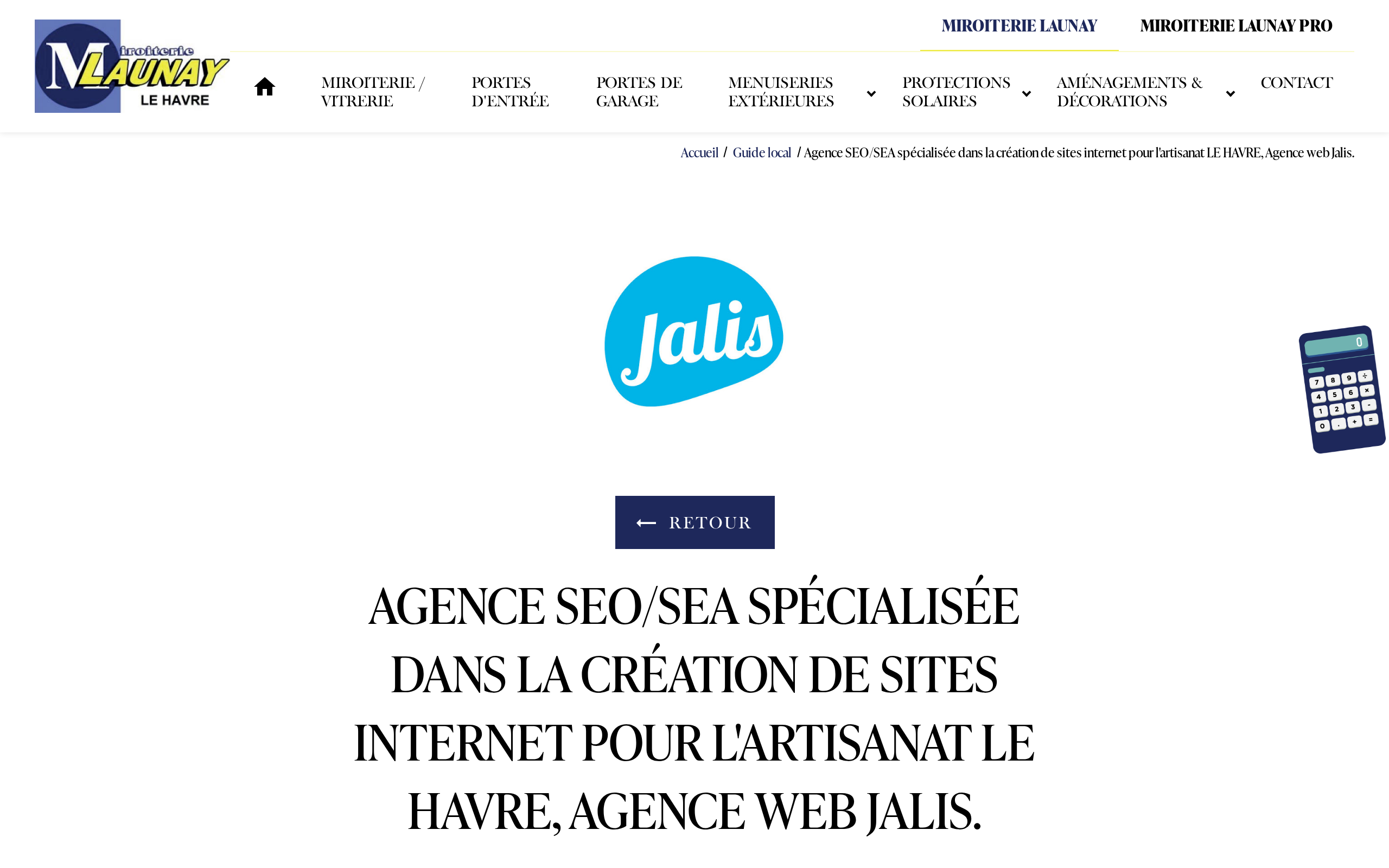 Aperçu du site Jalis