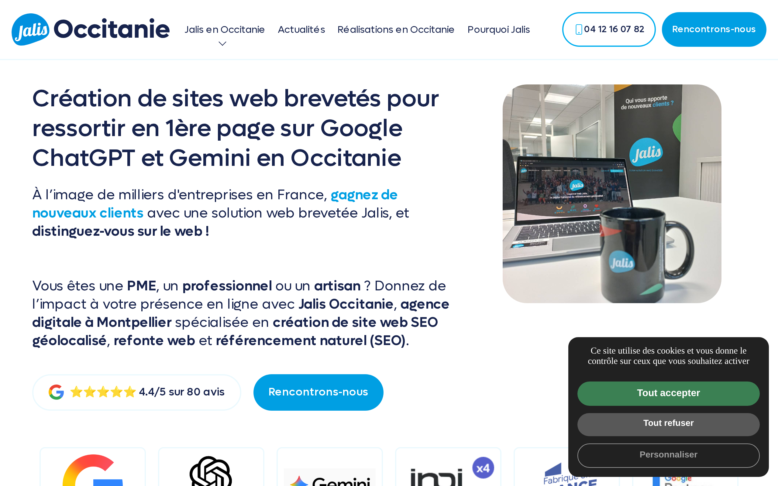 Aperçu du site Jalis
