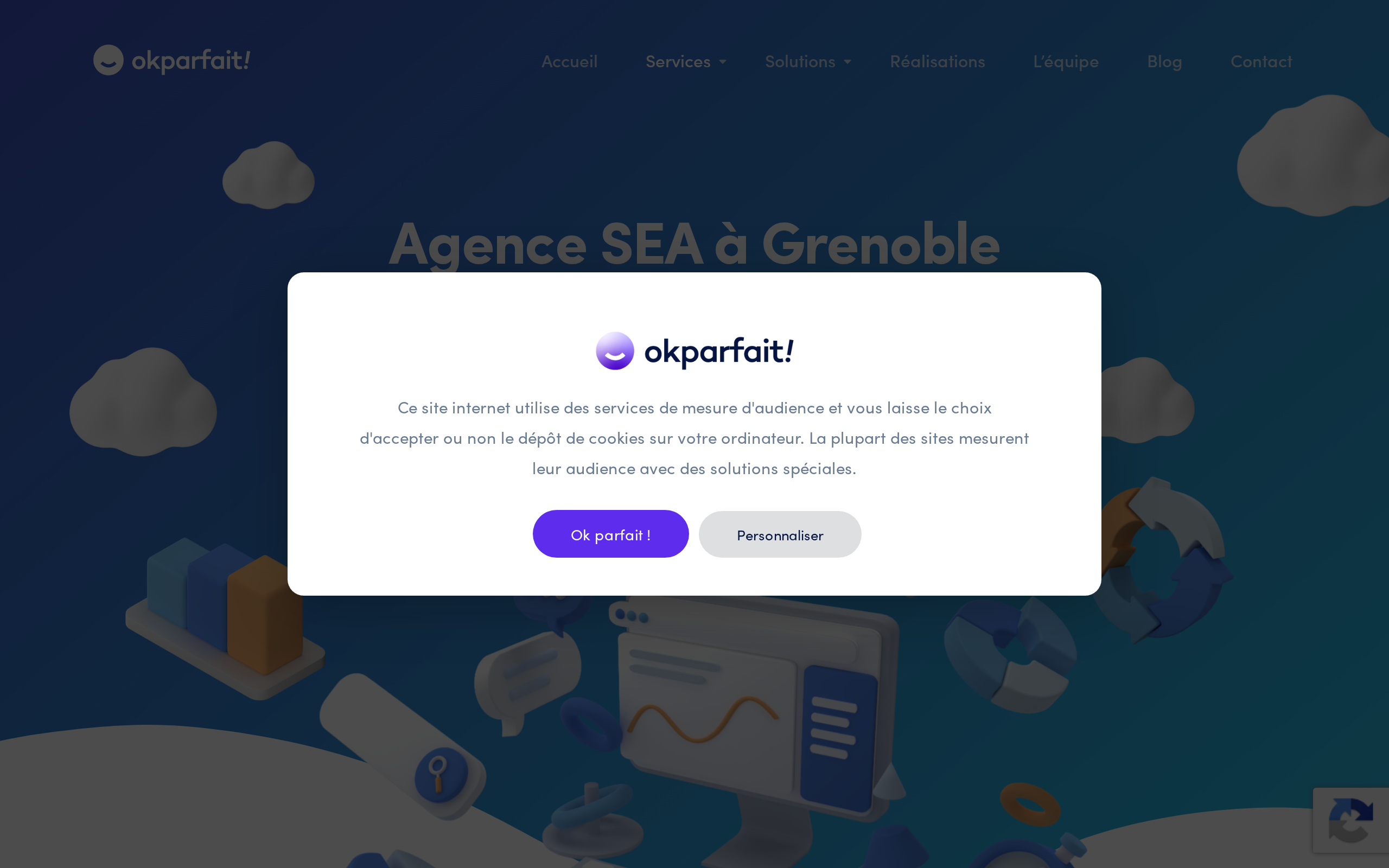 Aperçu du site Okparfait