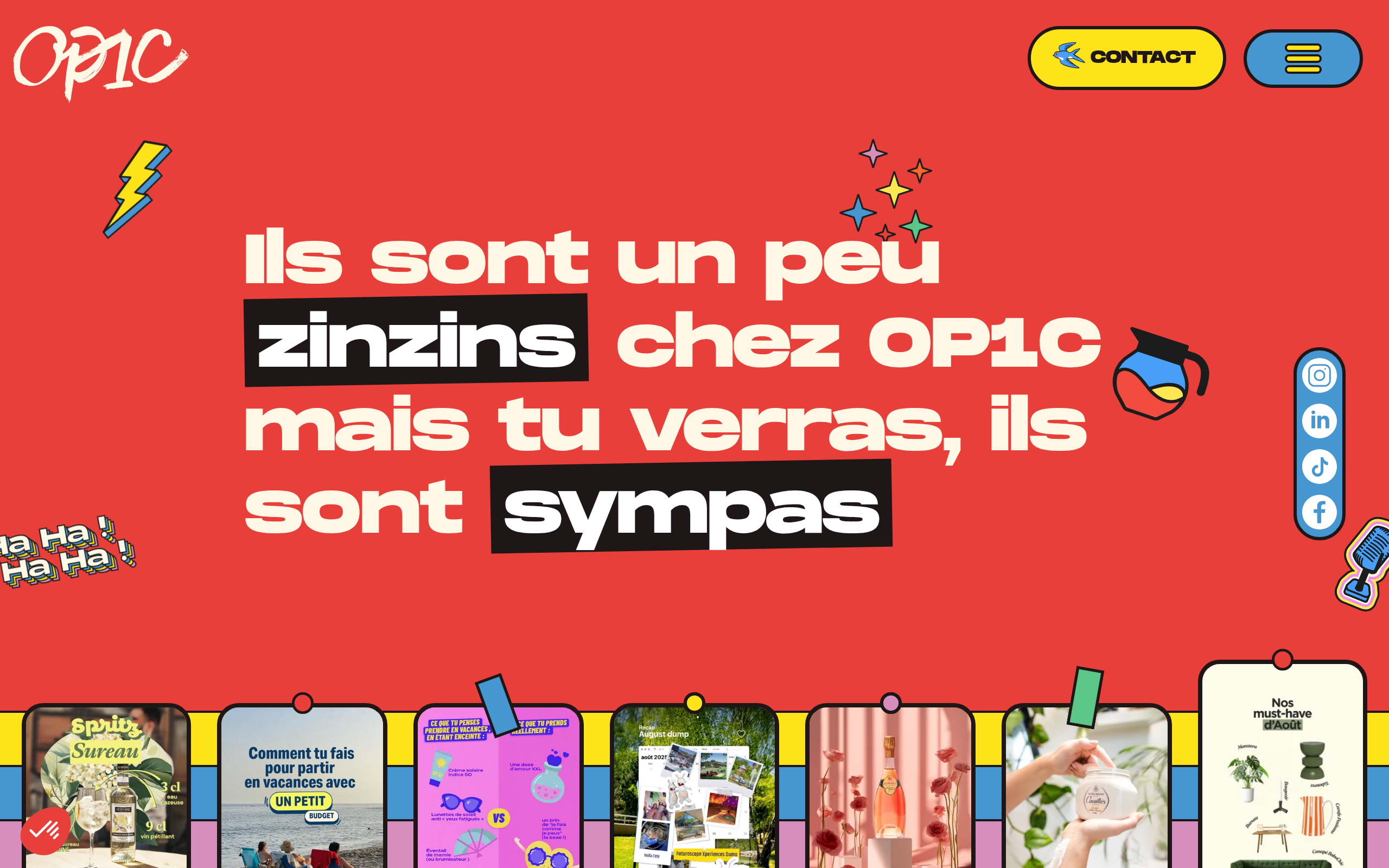 Aperçu du site OP1C