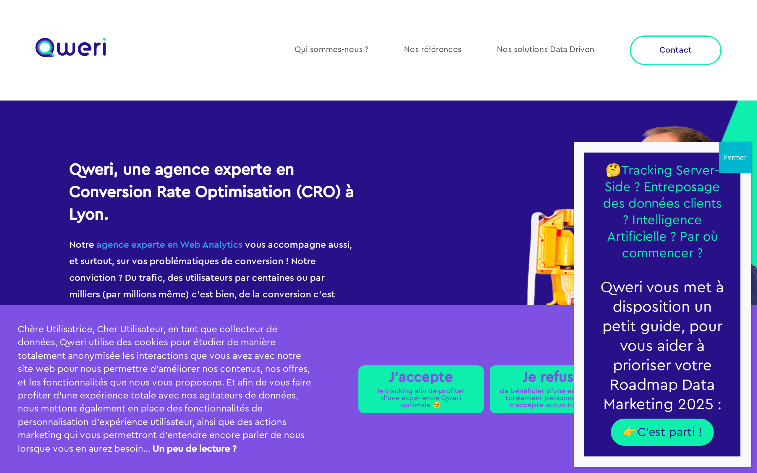 Aperçu du site Qweri