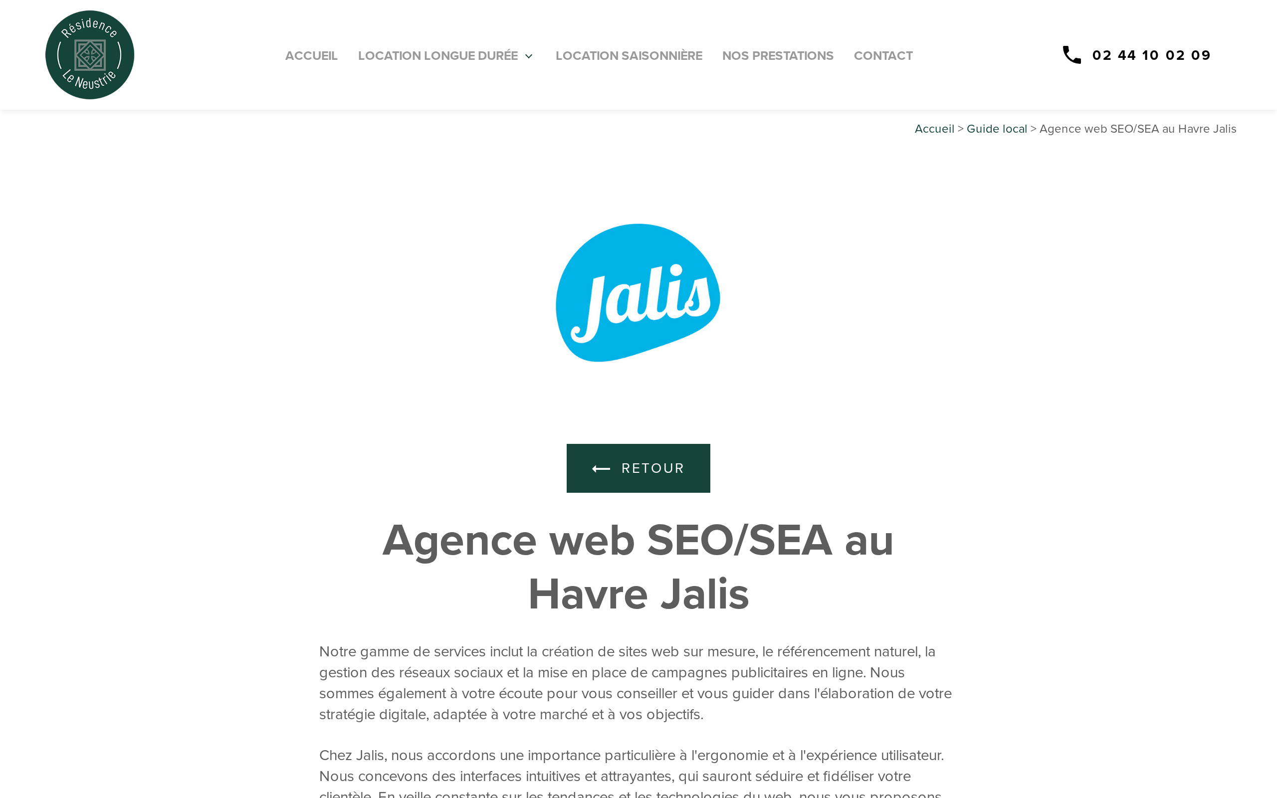 Aperçu du site Jalis