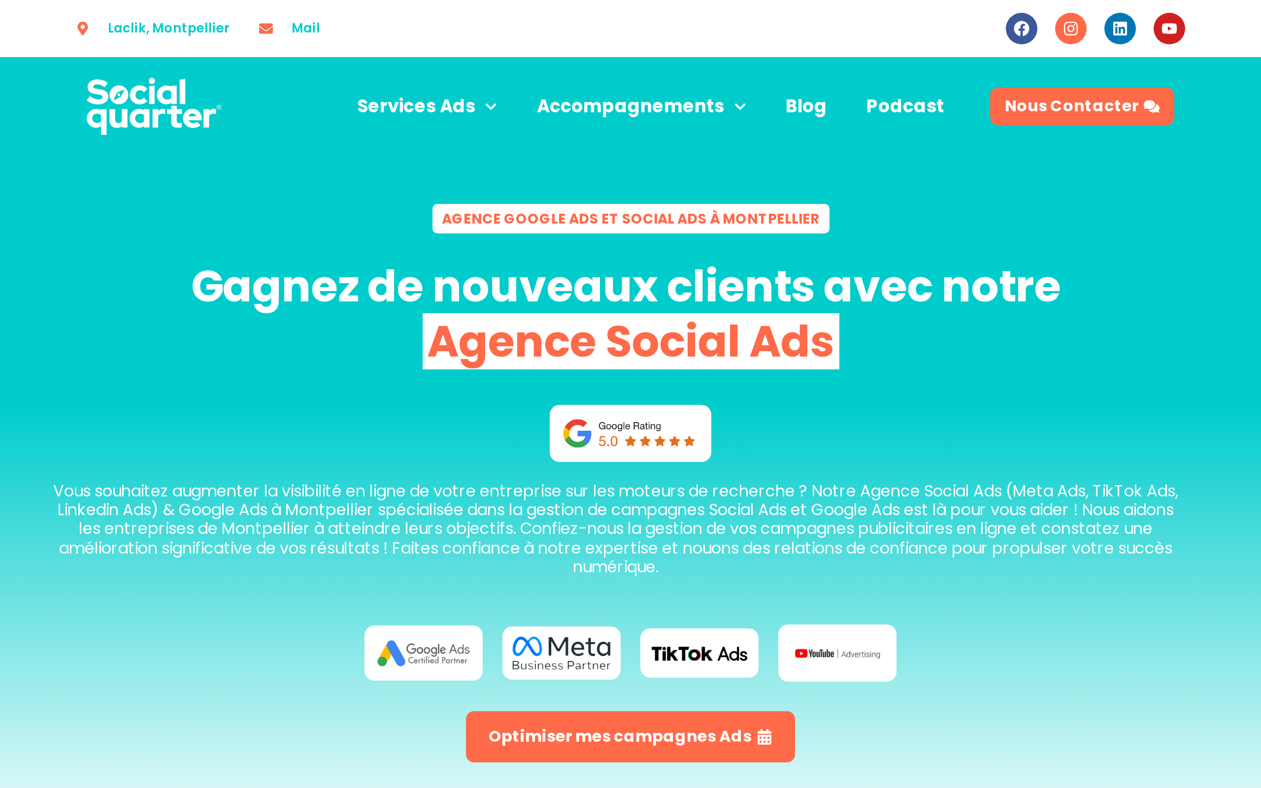 Aperçu du site Social Quarter