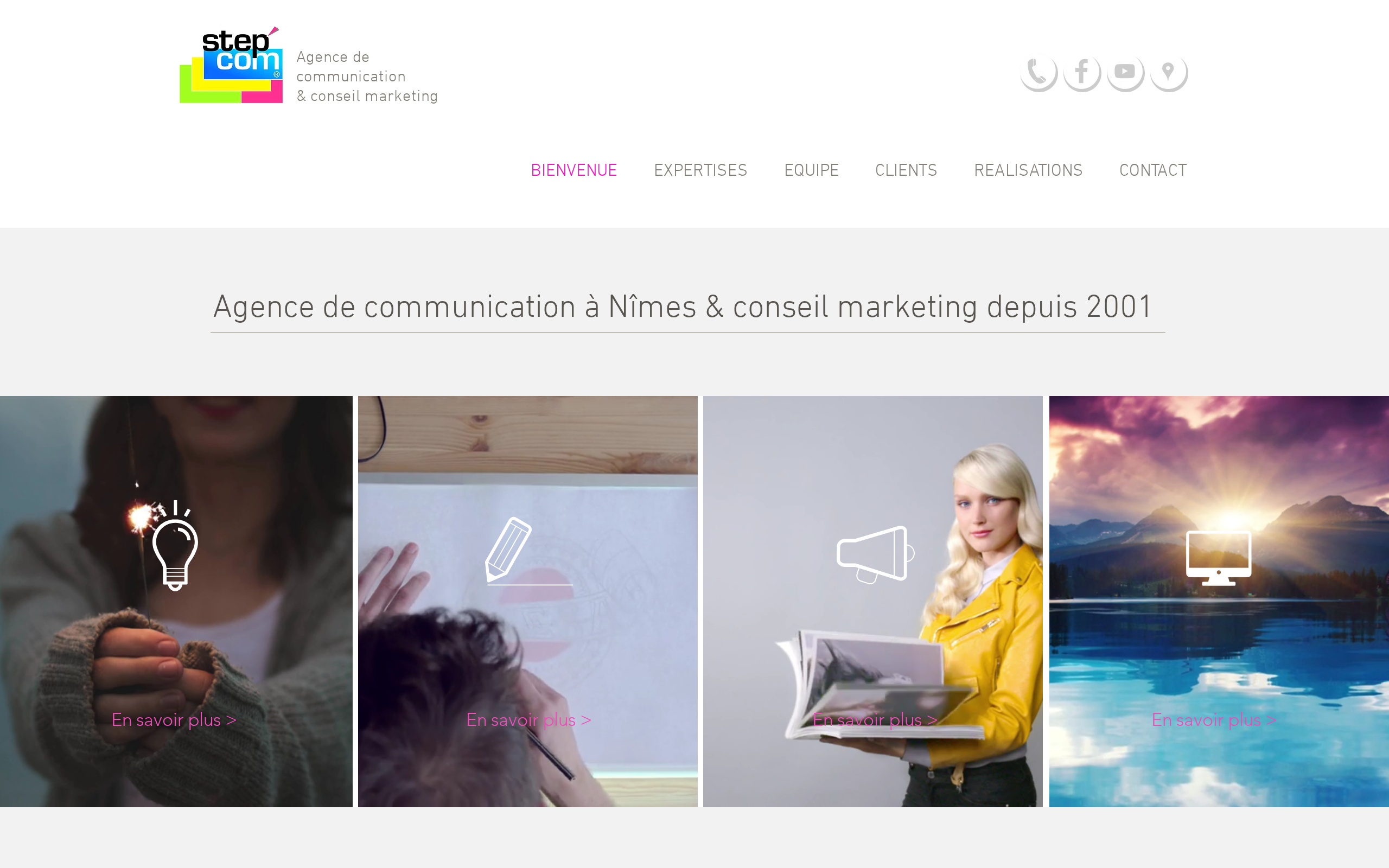 Aperçu du site Step'com