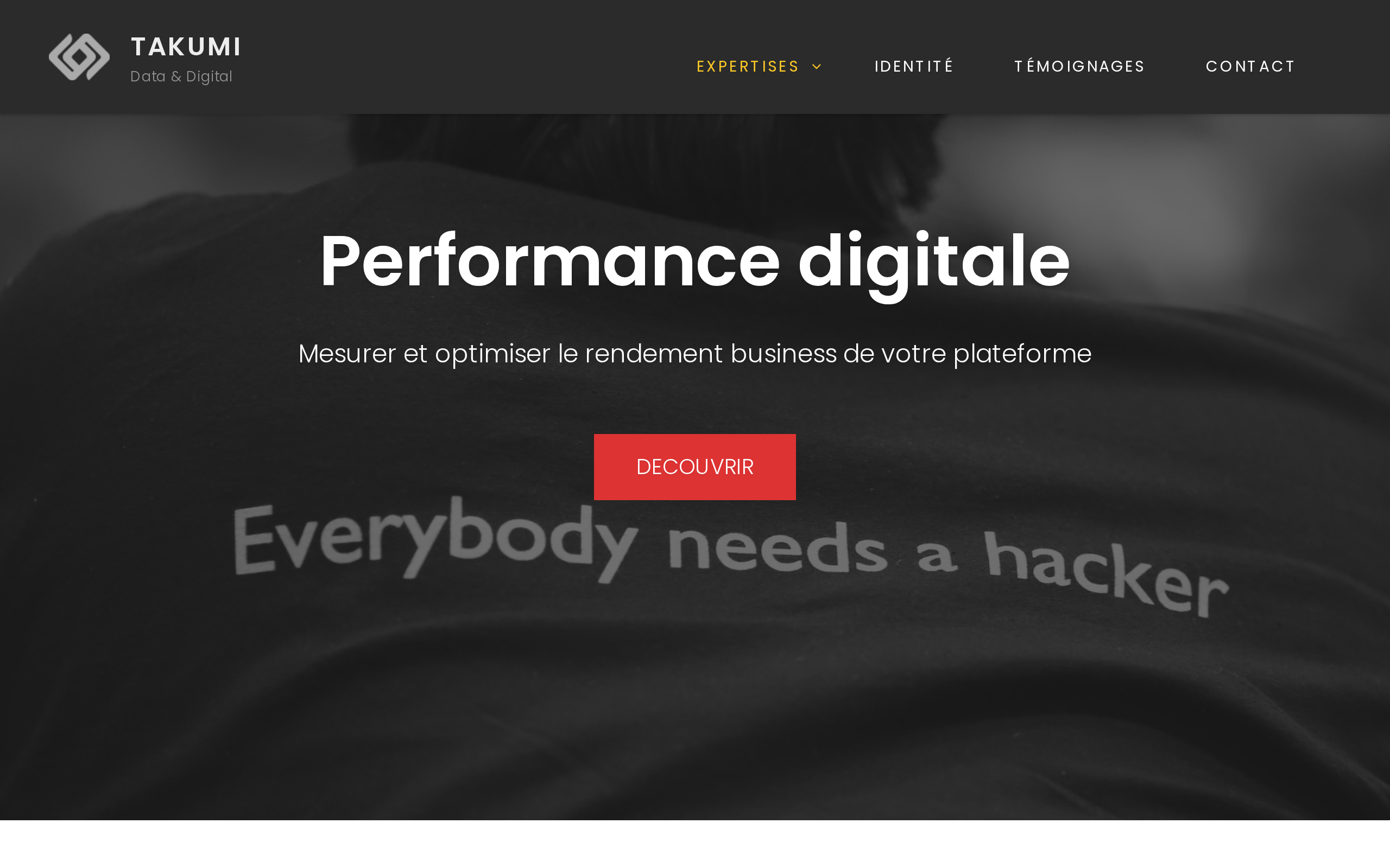 Aperçu du site Takumi