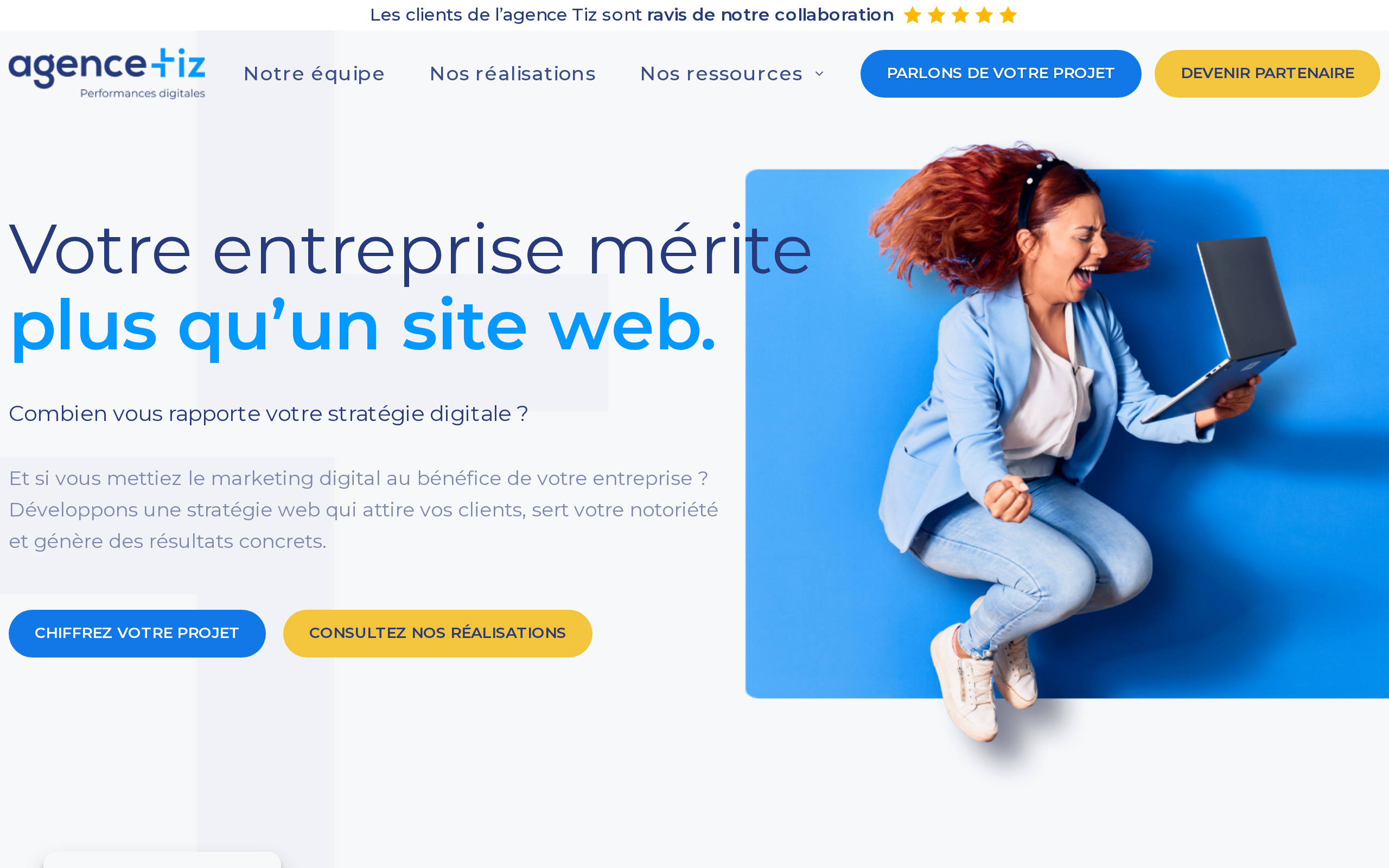 Aperçu du site Tiz