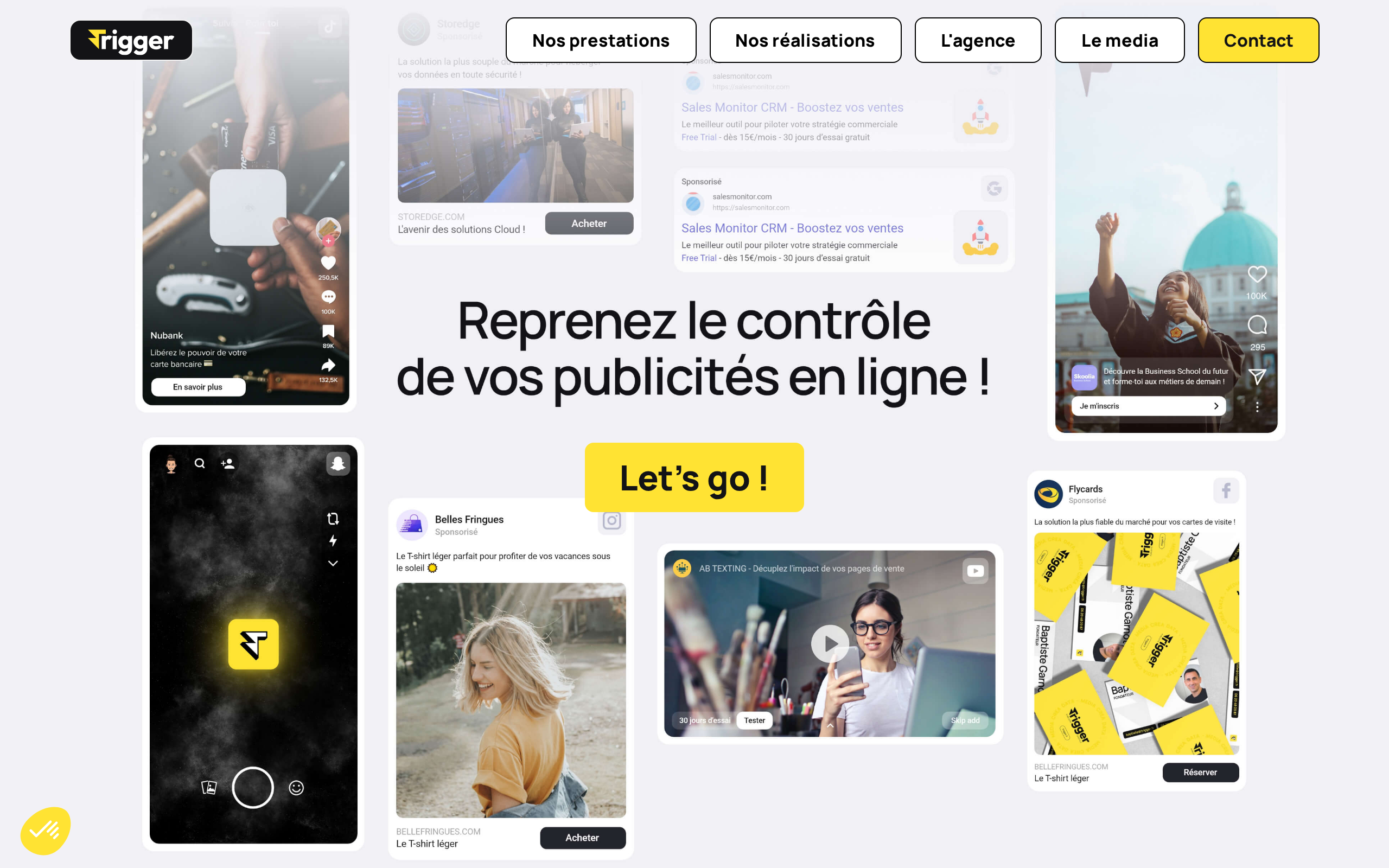 Aperçu du site Trigger