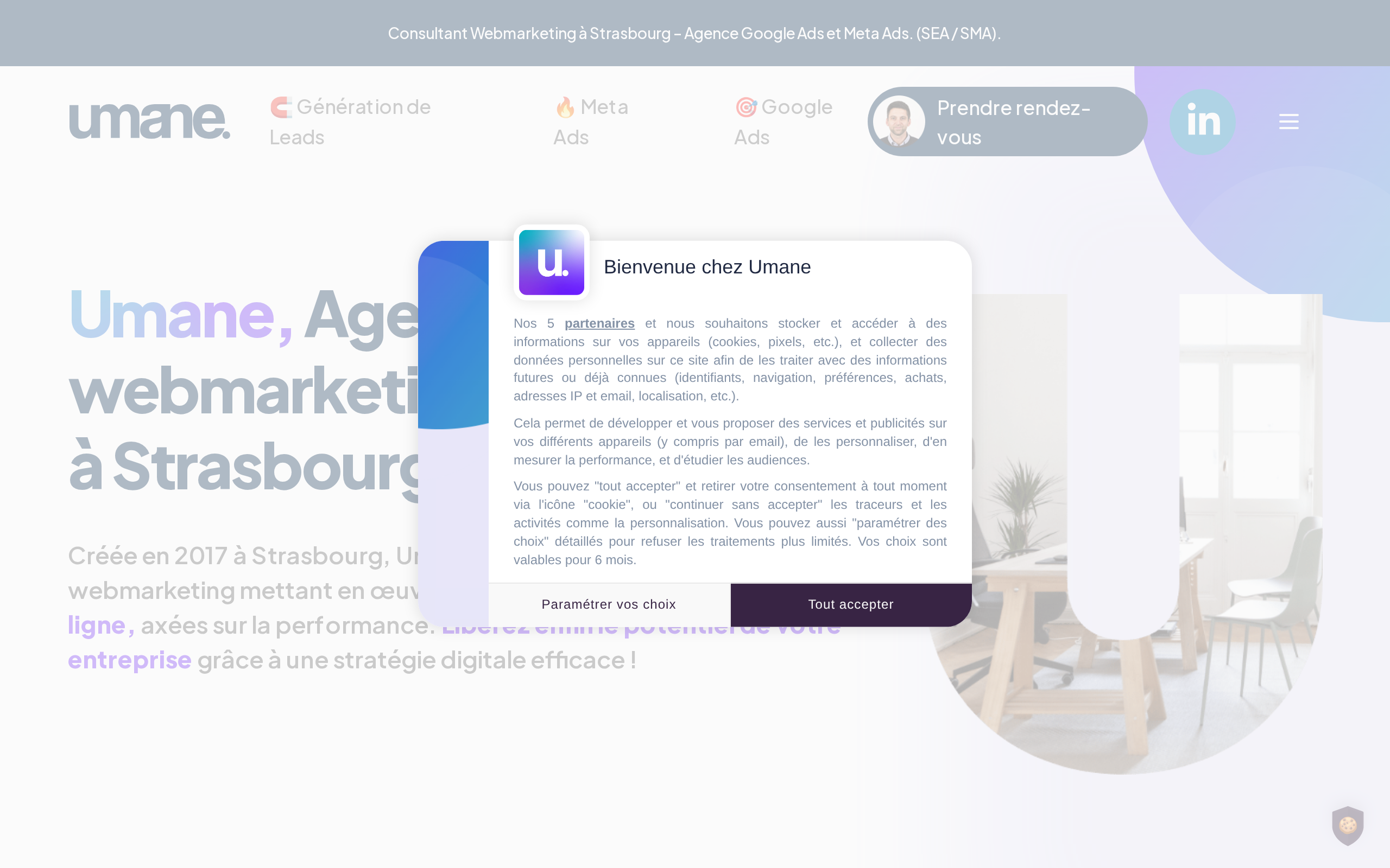 Aperçu du site Umane