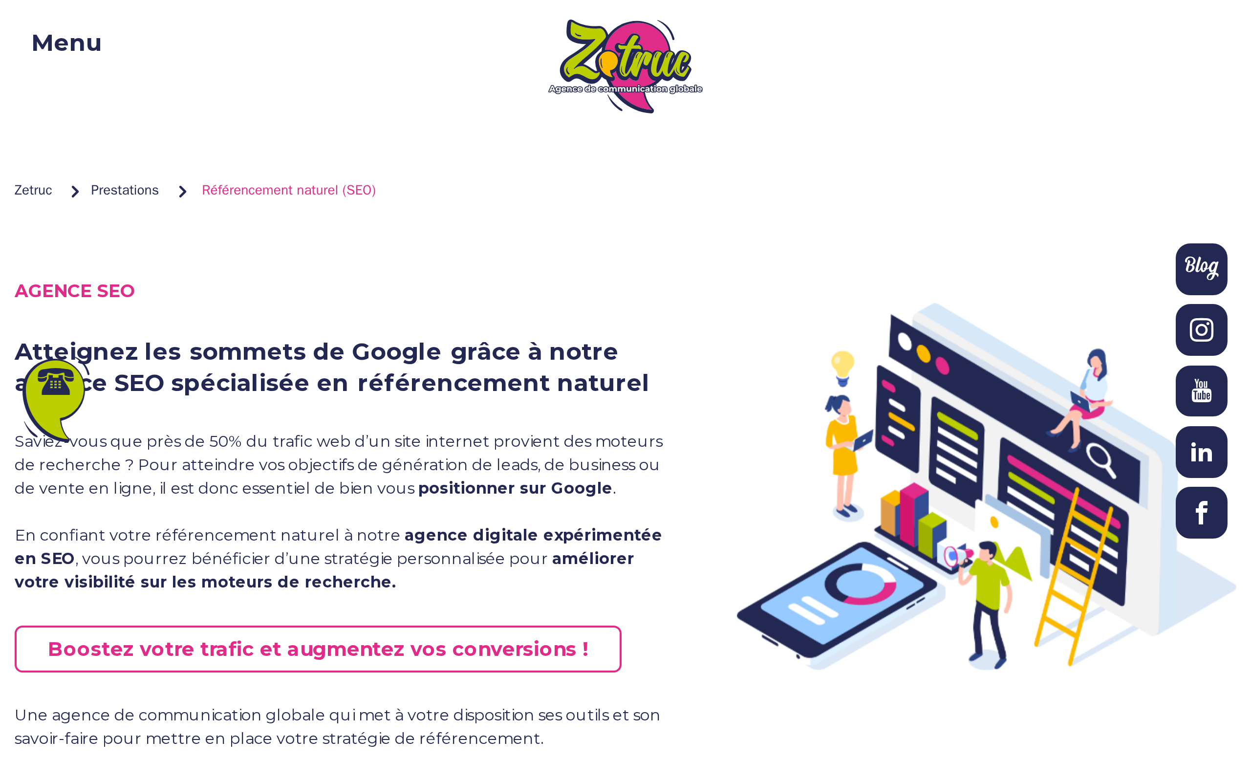 Aperçu du site Zetruc